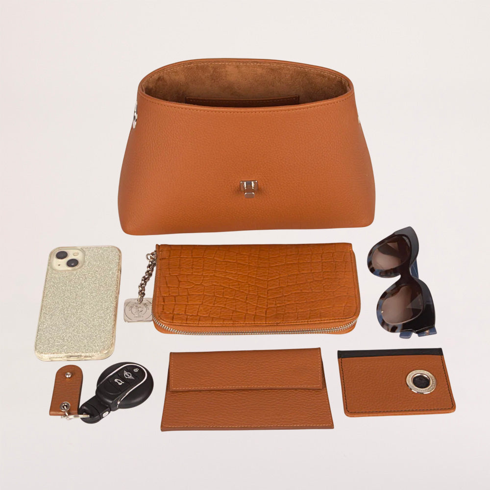 Sac MEDIUM - Rabat GUS MEXICAIN, Poignée Main et Bandoulière Réglable