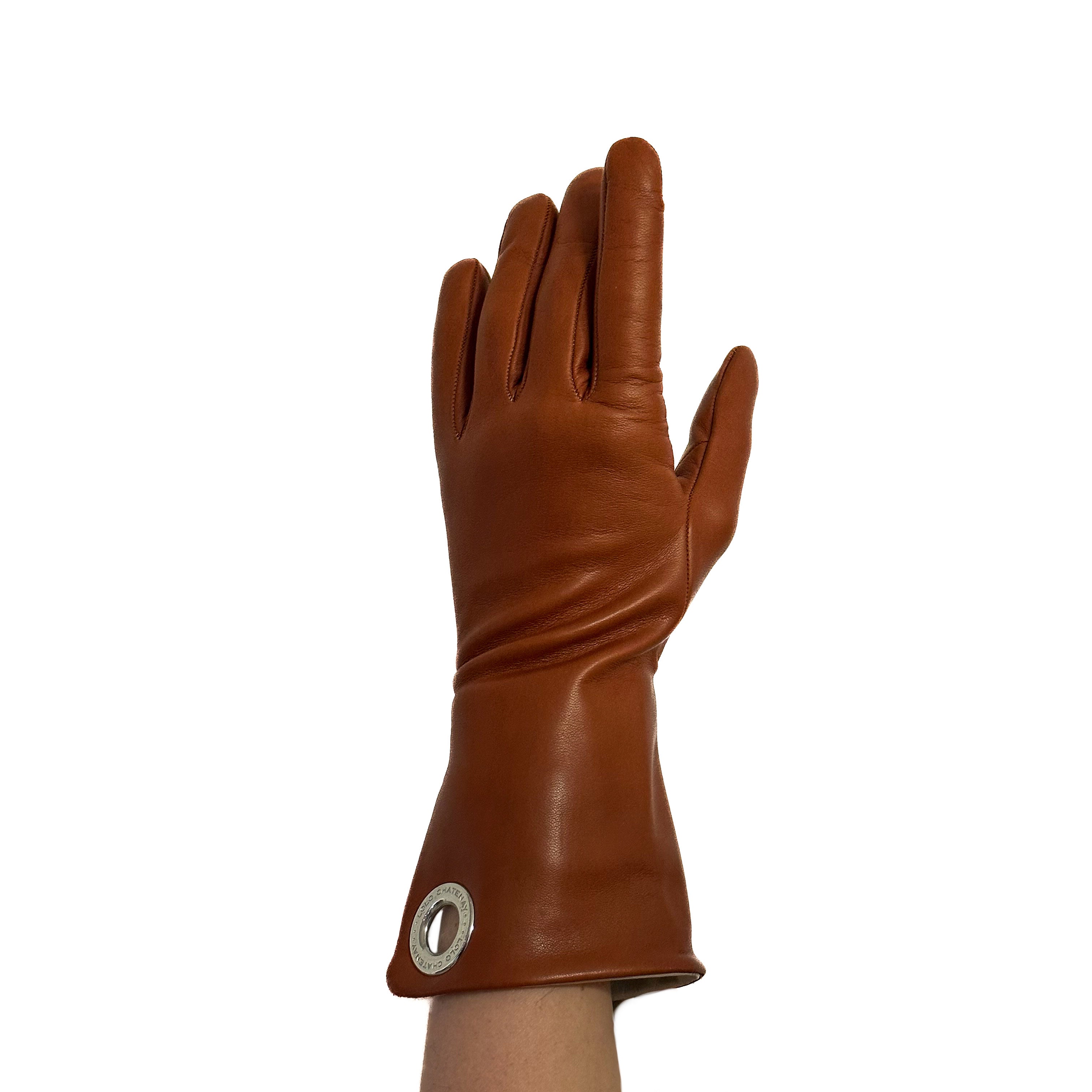 Two-tone Leather Gloves