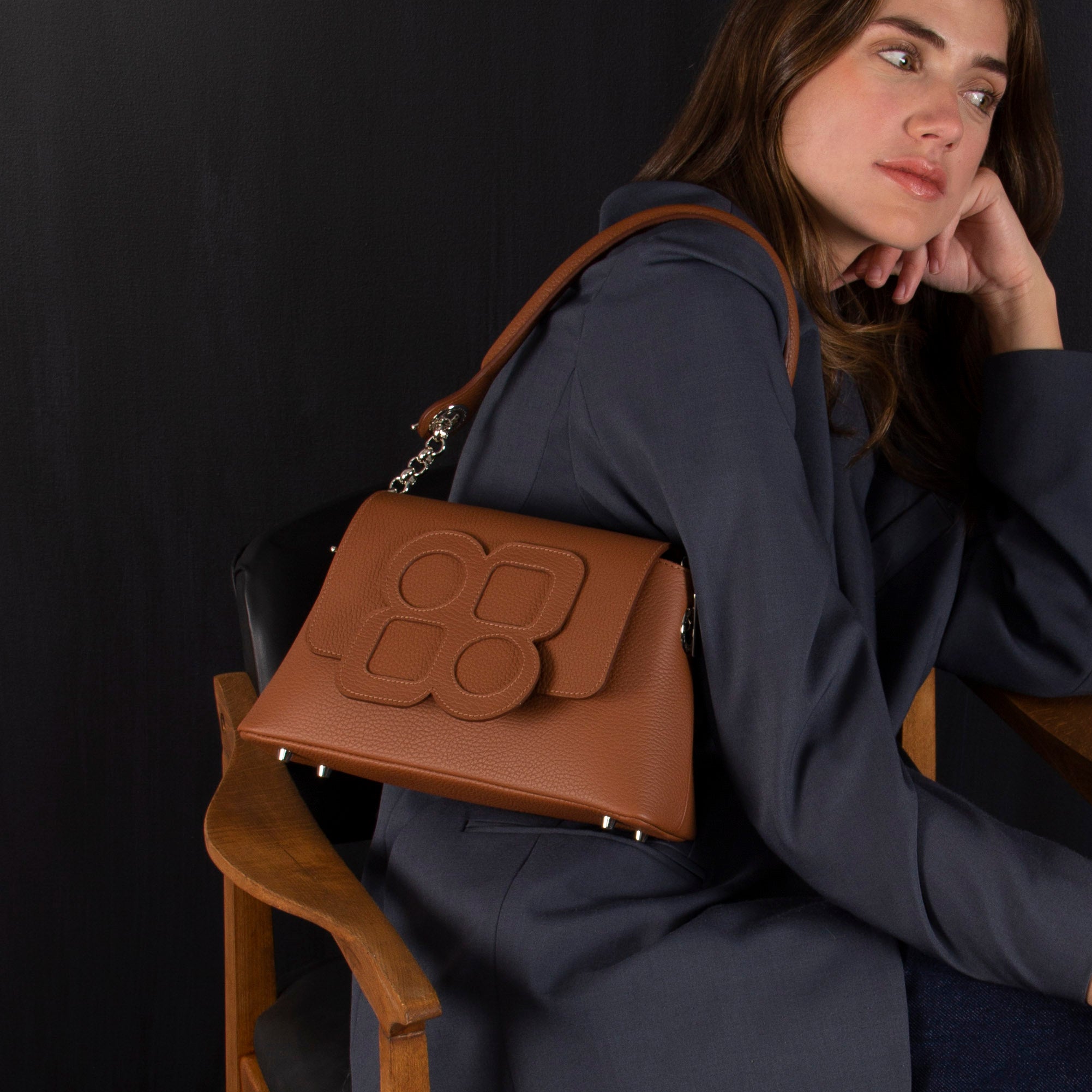 Sac MEDIUM - Rabat GUS CLOVER et Poignée Epaule