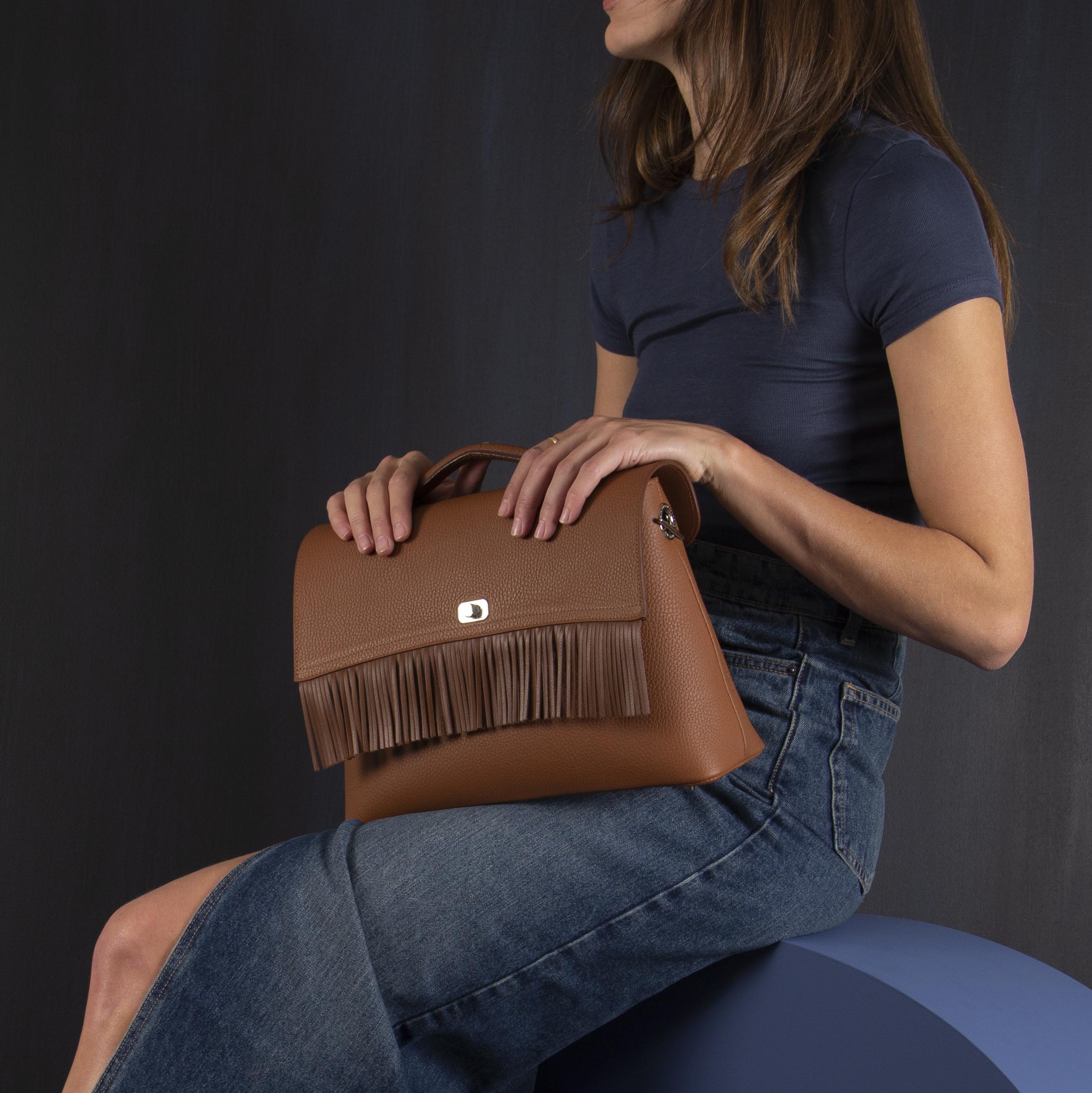 Sac Porté Épaule BIG - Rabat à Franges