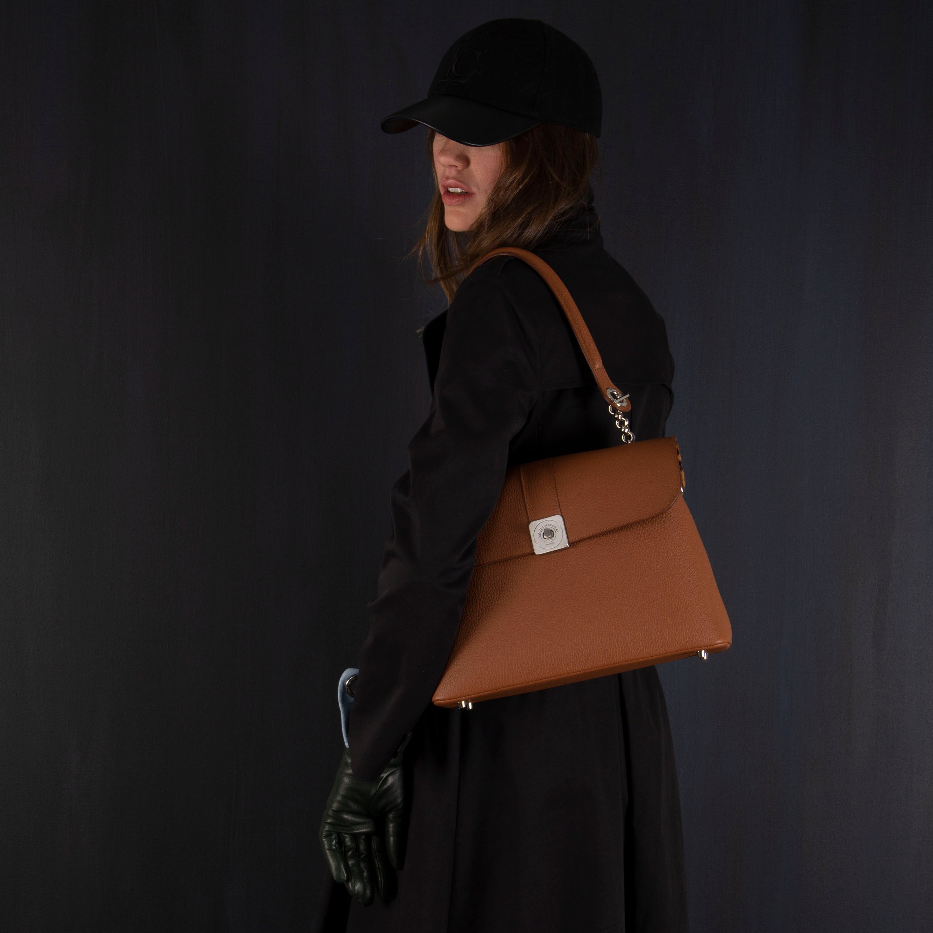 Sac Porté Épaule BIG - Rabat Réversible Python