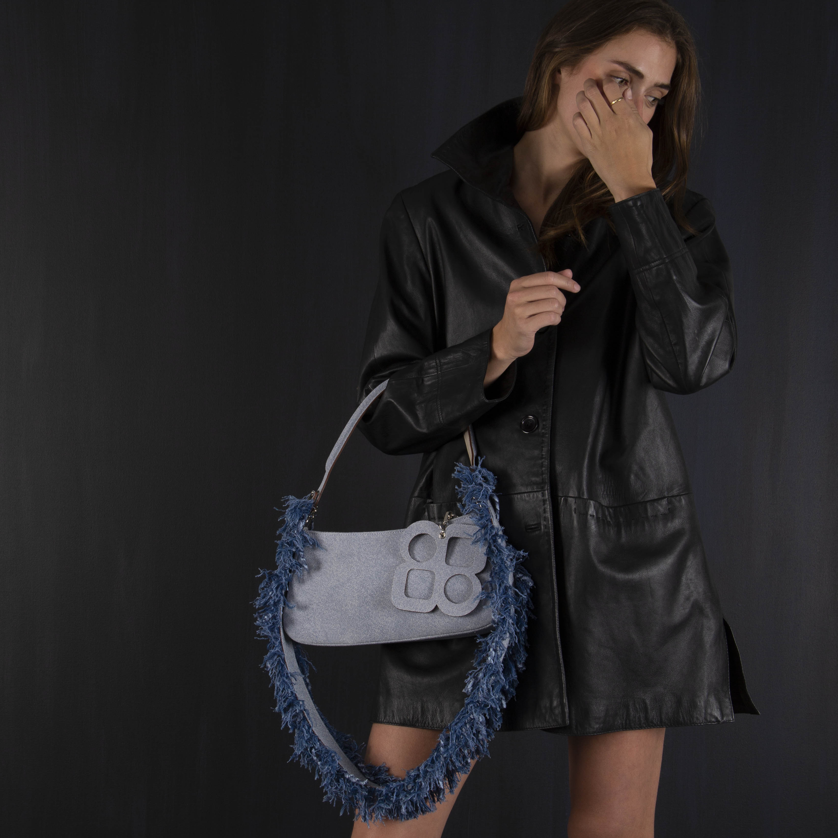 Sac Pochette Moon - Bijou De Sac Trèfle et Poignée Epaule