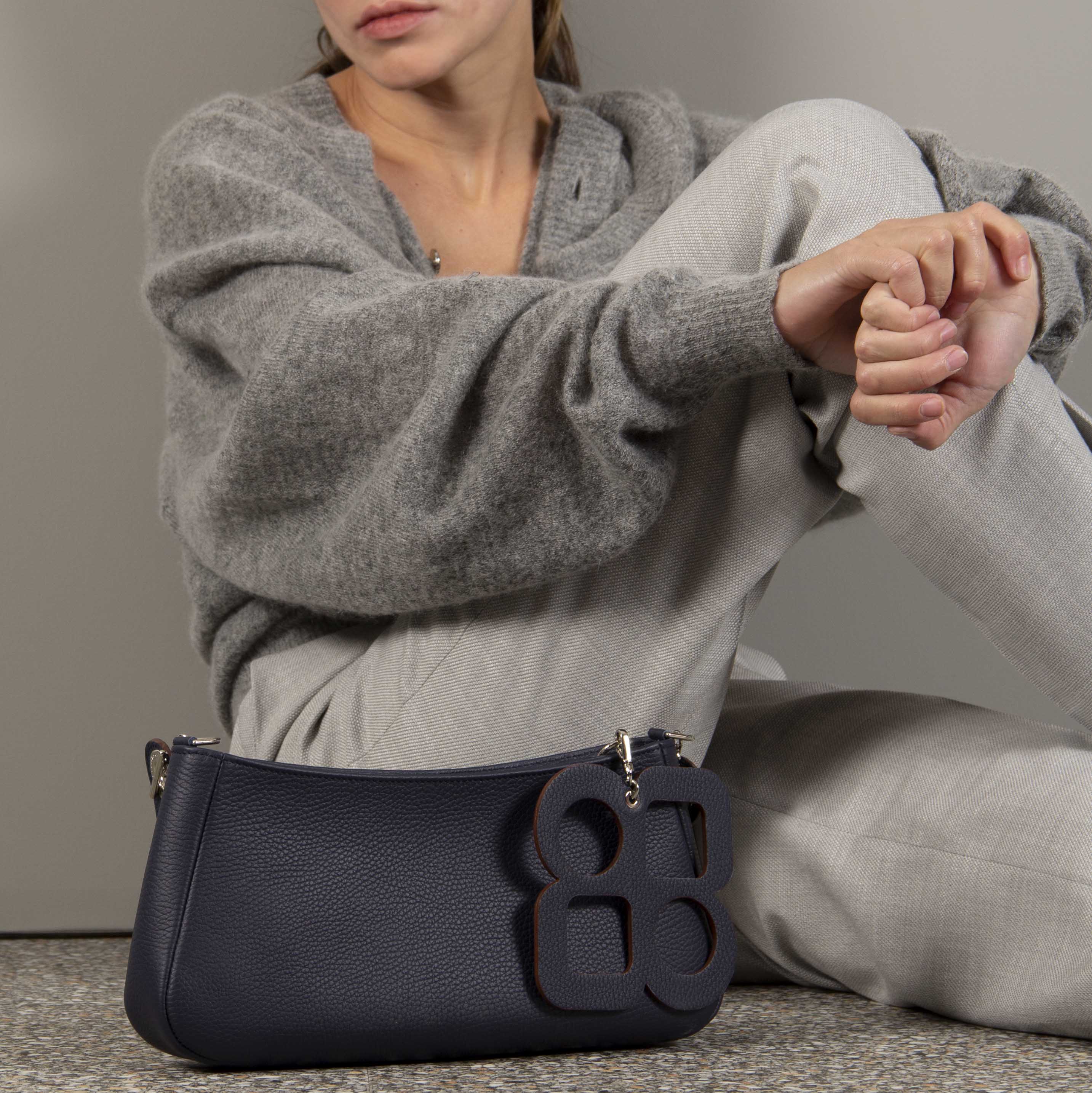 Sac Pochette Moon - Bijou De Sac Trèfle et Poignée Epaule