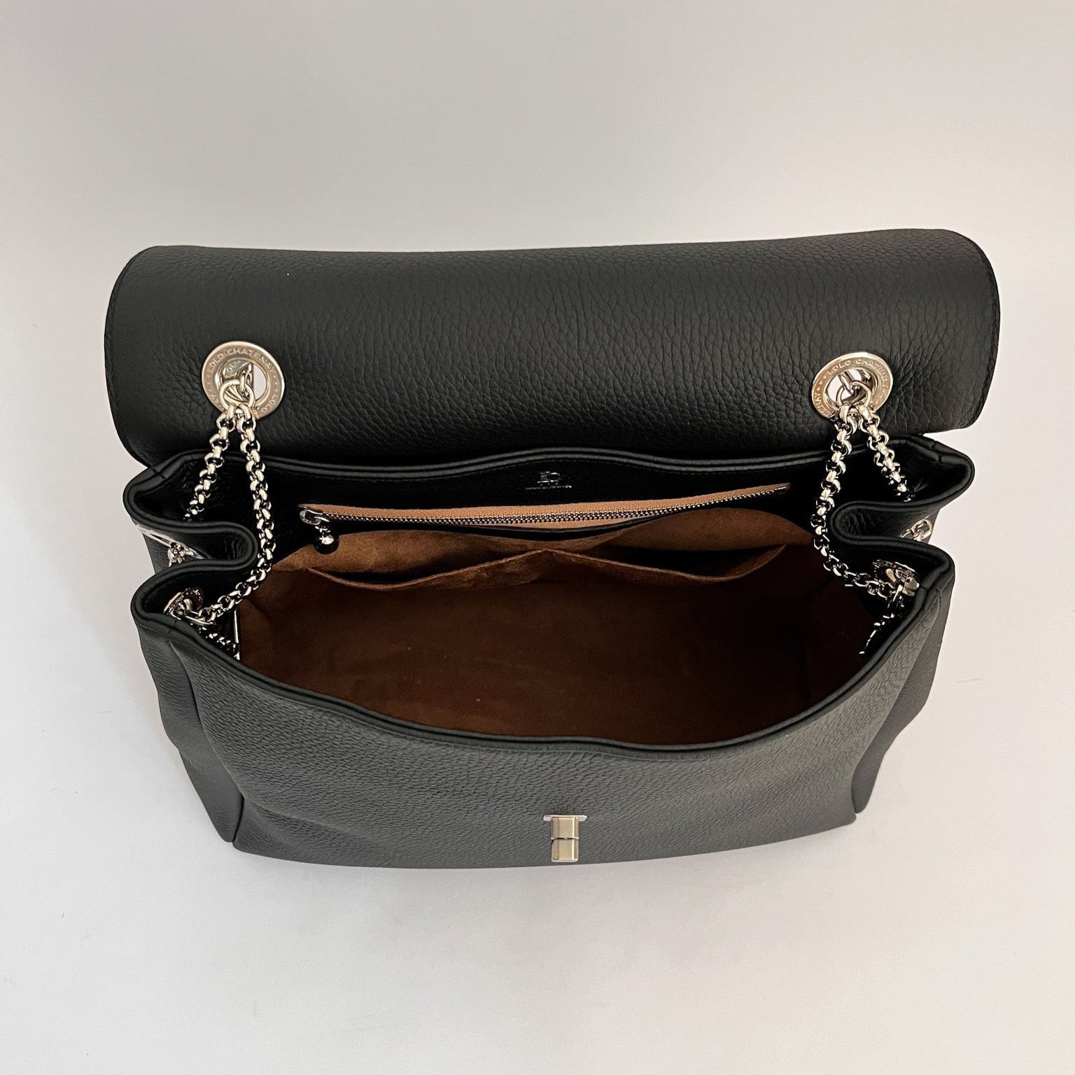 Small bag - Removable flap and shoulder handle