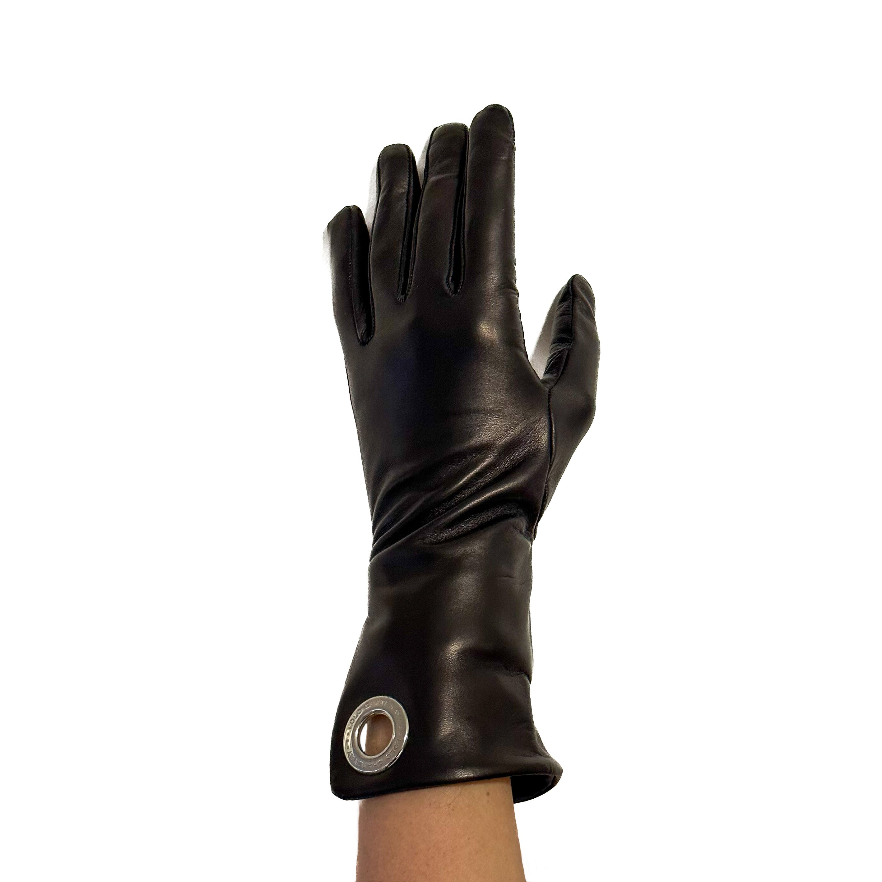 Gants Cuir Bicolore