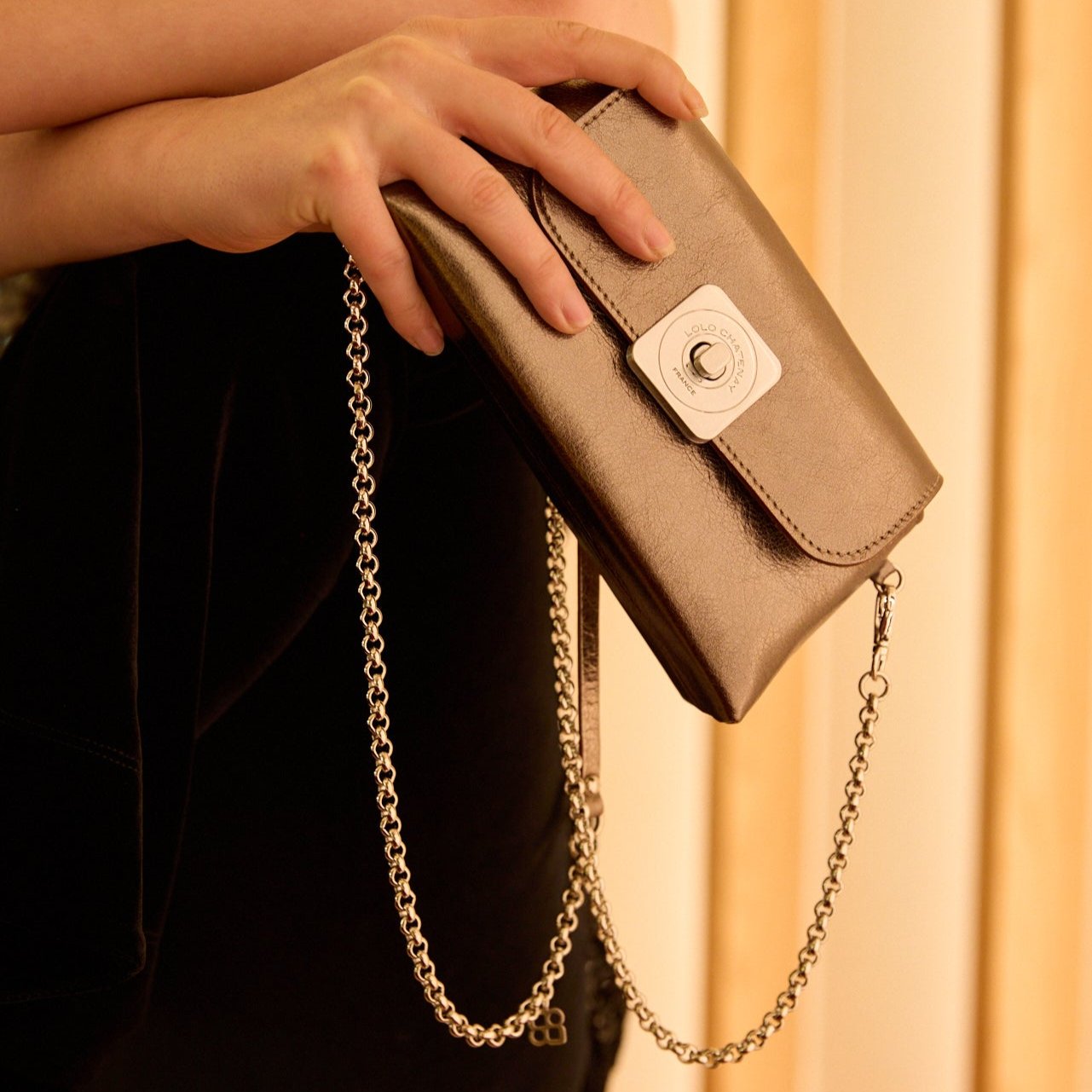 Sac NANO XL - Rabat NANO XL FOURRURE et Chaîne Bandoulière
