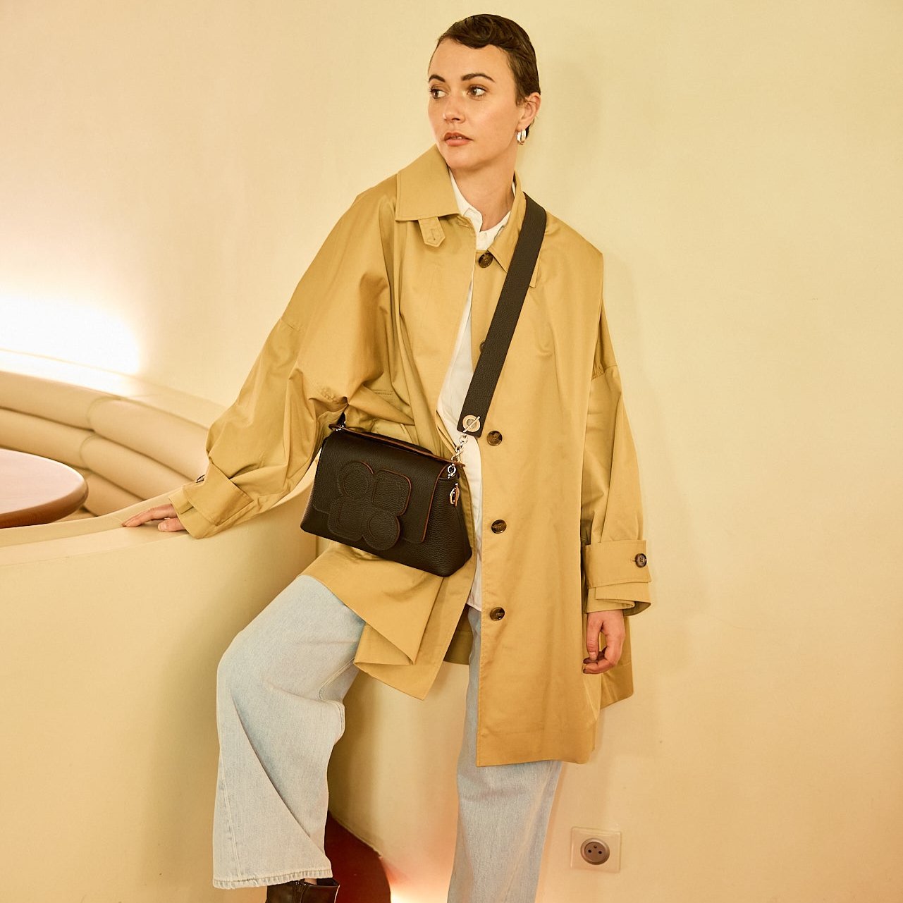 Sac MEDIUM - Rabat GUS CLOVER, Poignée Main et Bandoulière Réglable