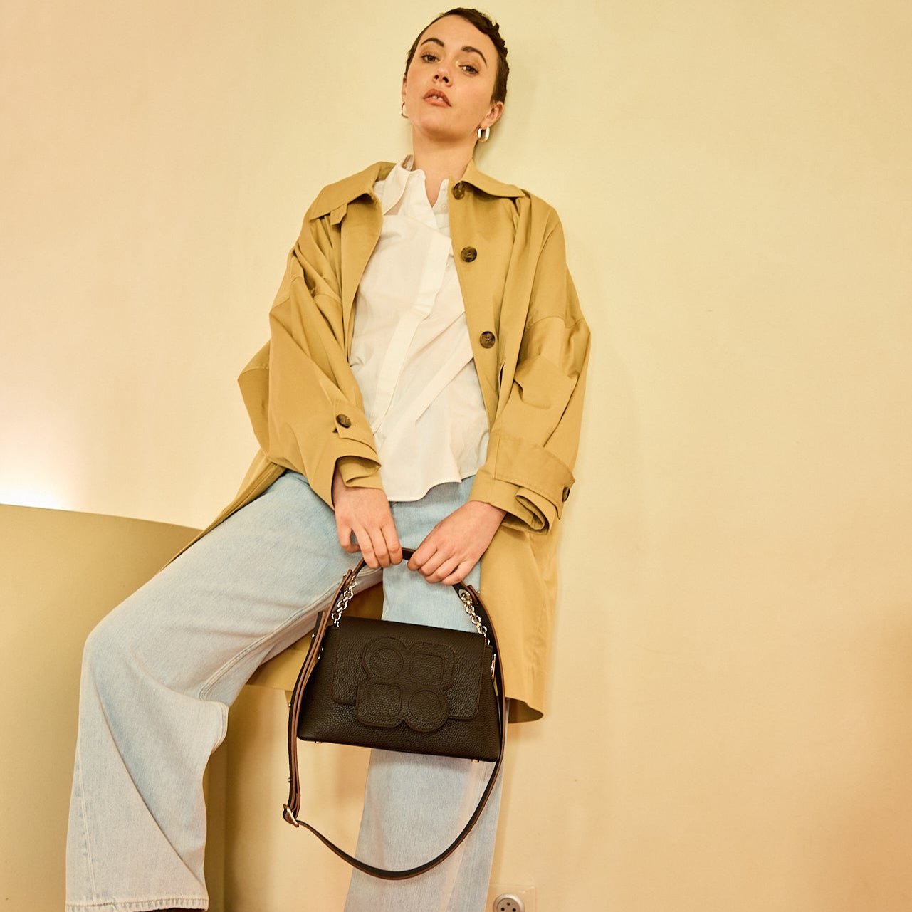 Sac MEDIUM - Rabat GUS CLOVER, Poignée Main et Bandoulière Réglable