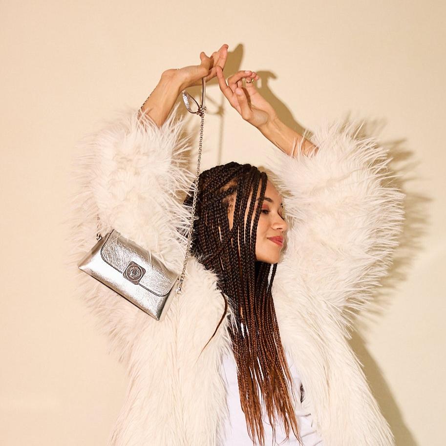 Sac NANO XL - Rabat NANO XL FOURRURE et Chaîne Bandoulière