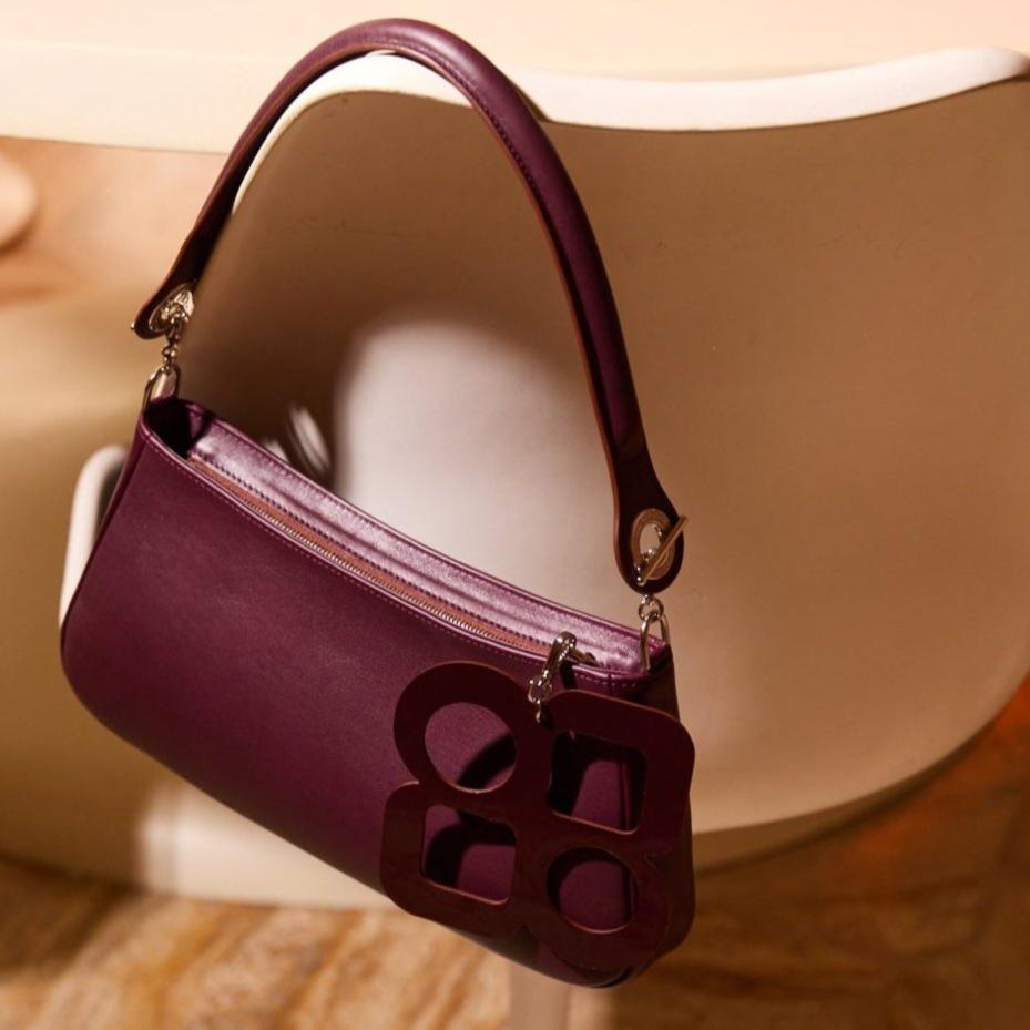 MOON Baguette Shoulder Bag - Clover Bag Jewel