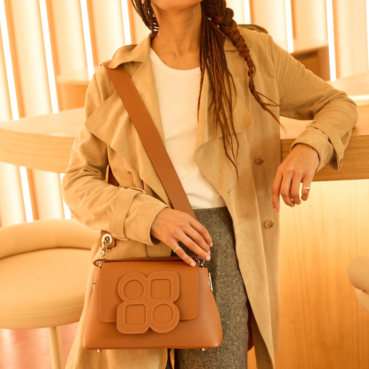 Sac MEDIUM - Rabat Gus Clover, Poignée Main et Bandoulière Réglable