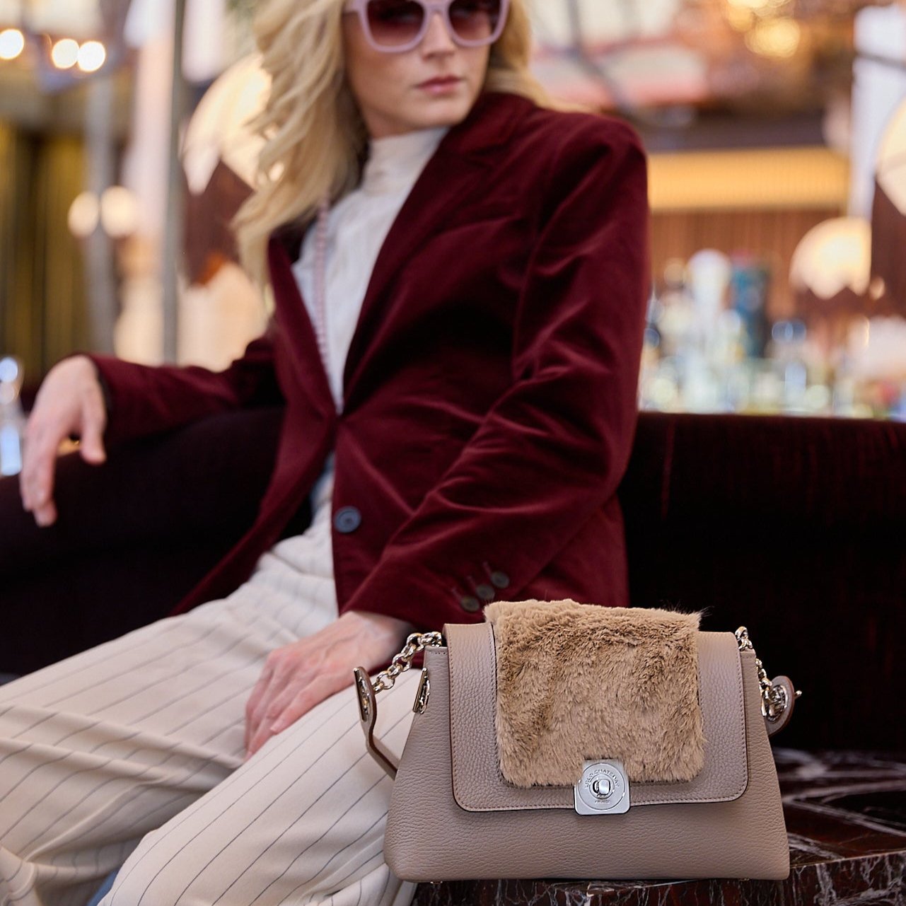MITTLERE Tasche – Gus Dream-Klappe, Handgriff und verstellbarer Schultergurt