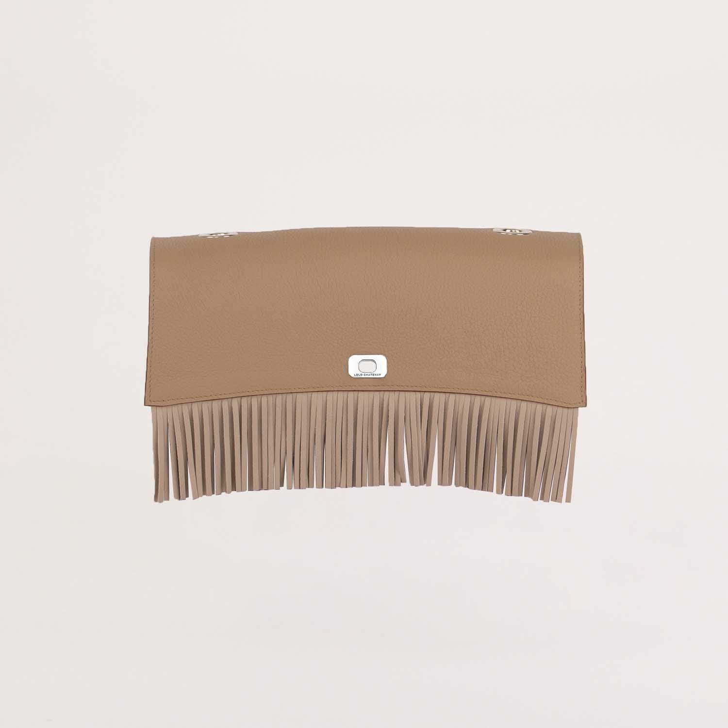 BIG Shoulder Bag - Fringed Flap