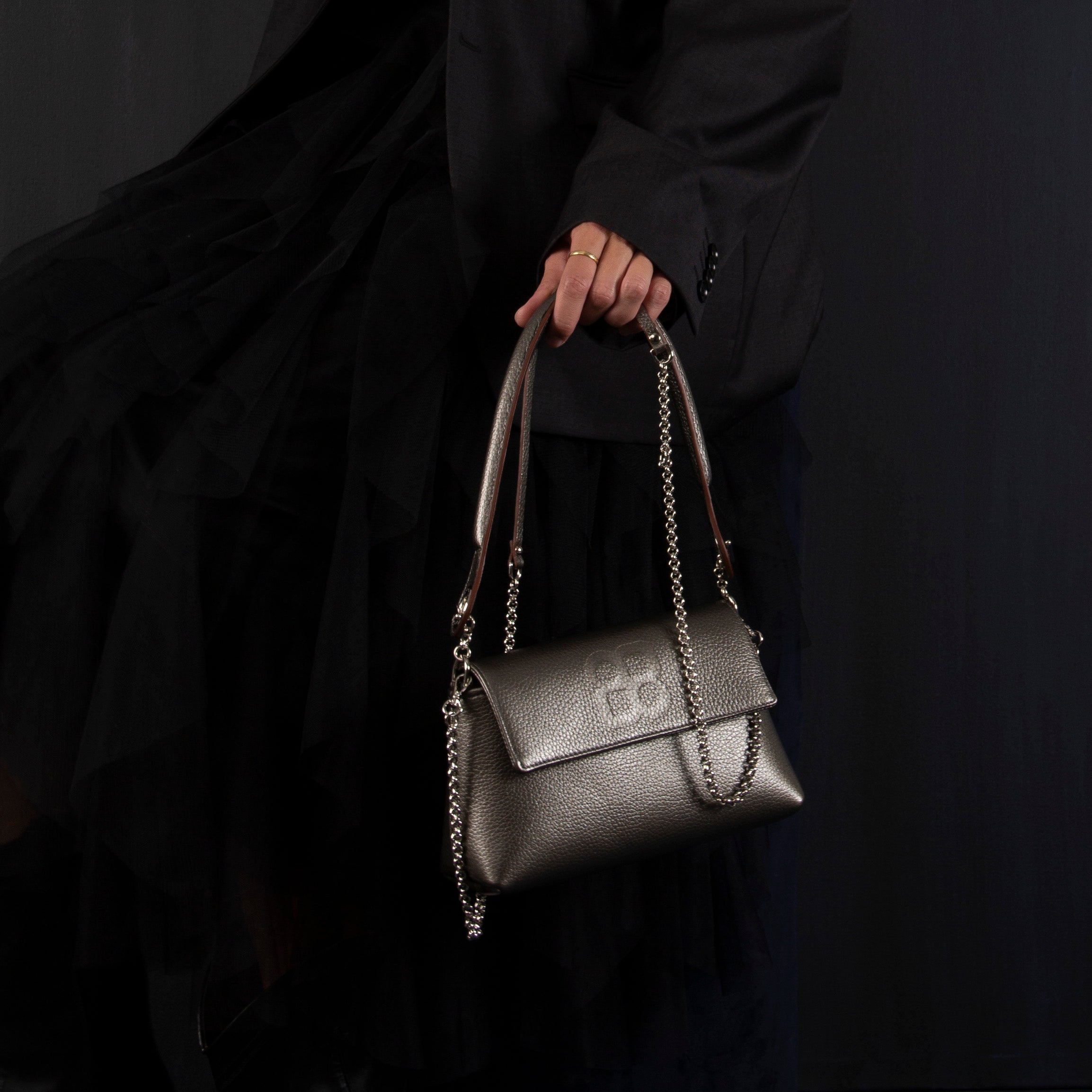 SAC-MINILITHIUM-POIGNEE-EPAULE-CHAINE-MOUSQUETONS-PORTE-2-LOLO-CHATENAY