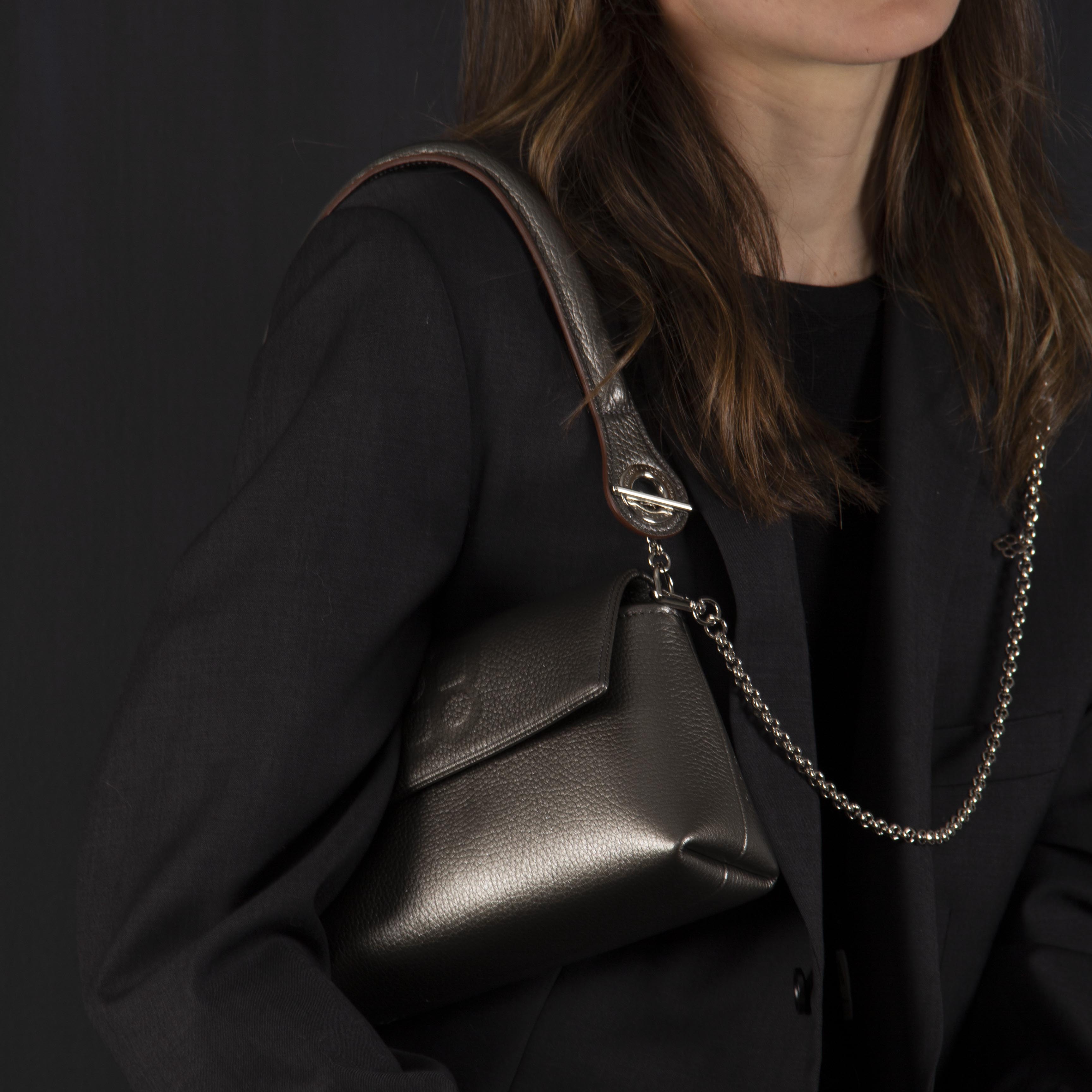 SAC-MINI-LITHIUM-POIGNEE-EPAULE-CHAINE-BANDOULIERE-MOUSQUETONS-PORTE-3-LOLO-CHATENAY