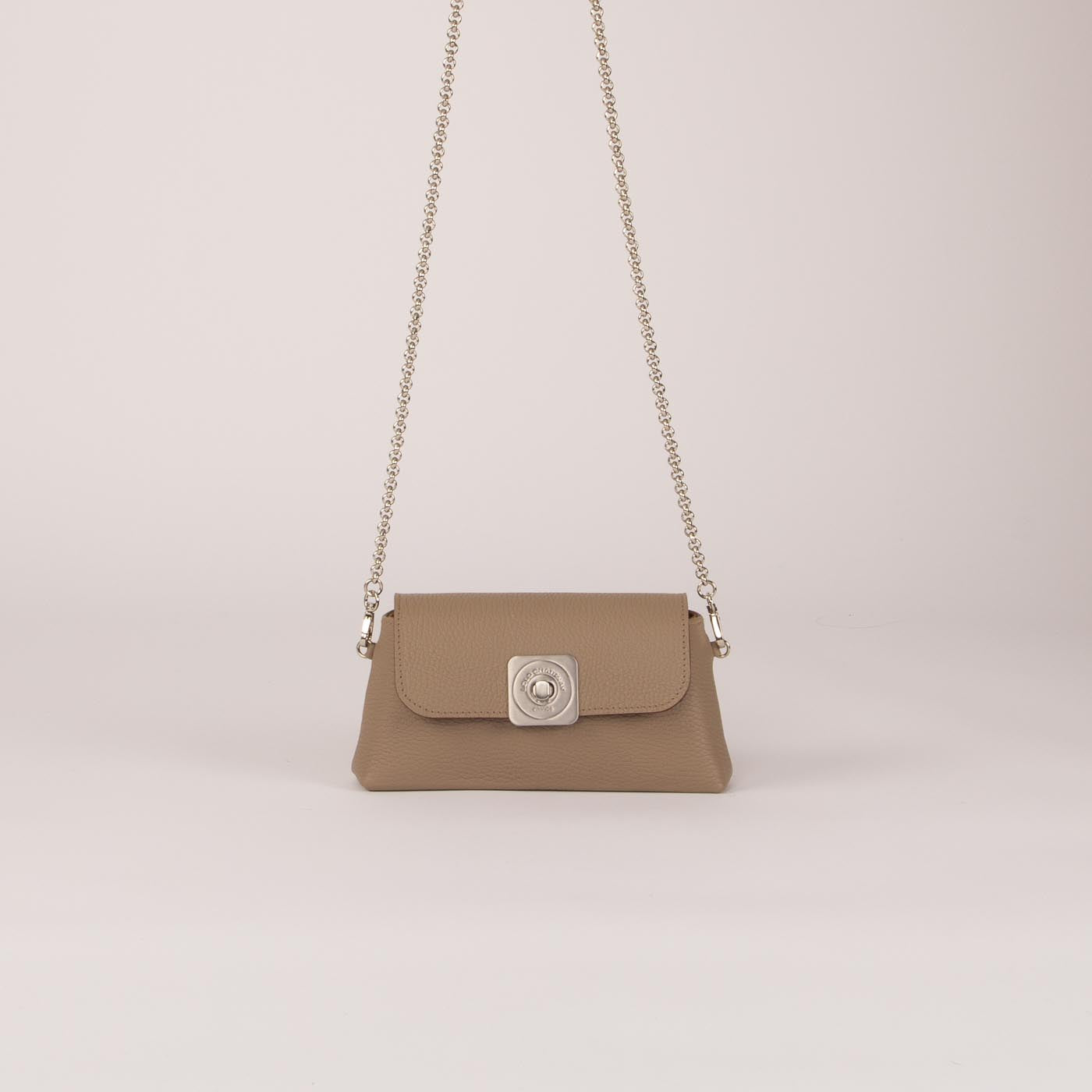 SAC - NANO XL - TAUPE - RABAT - NANO XL - RECTO - TAUPE - CHAINE - BANDOULIERE - MOUSQUETONS - LOLO - CHATENAY