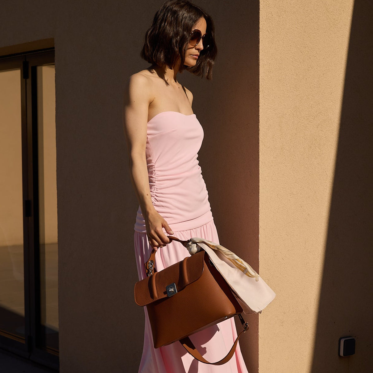 BIG Handbag - Leather Flap