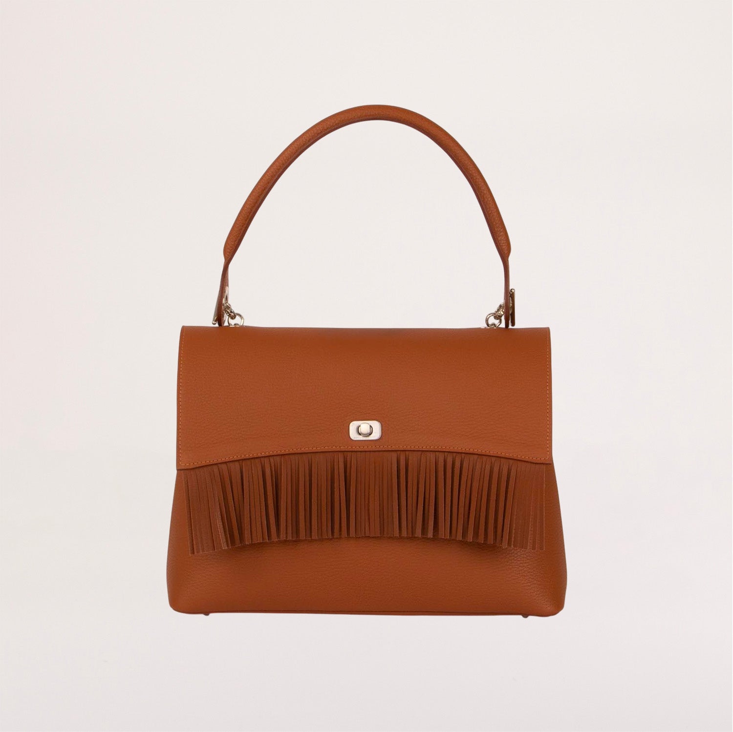 BIG Shoulder Bag - Fringed Flap