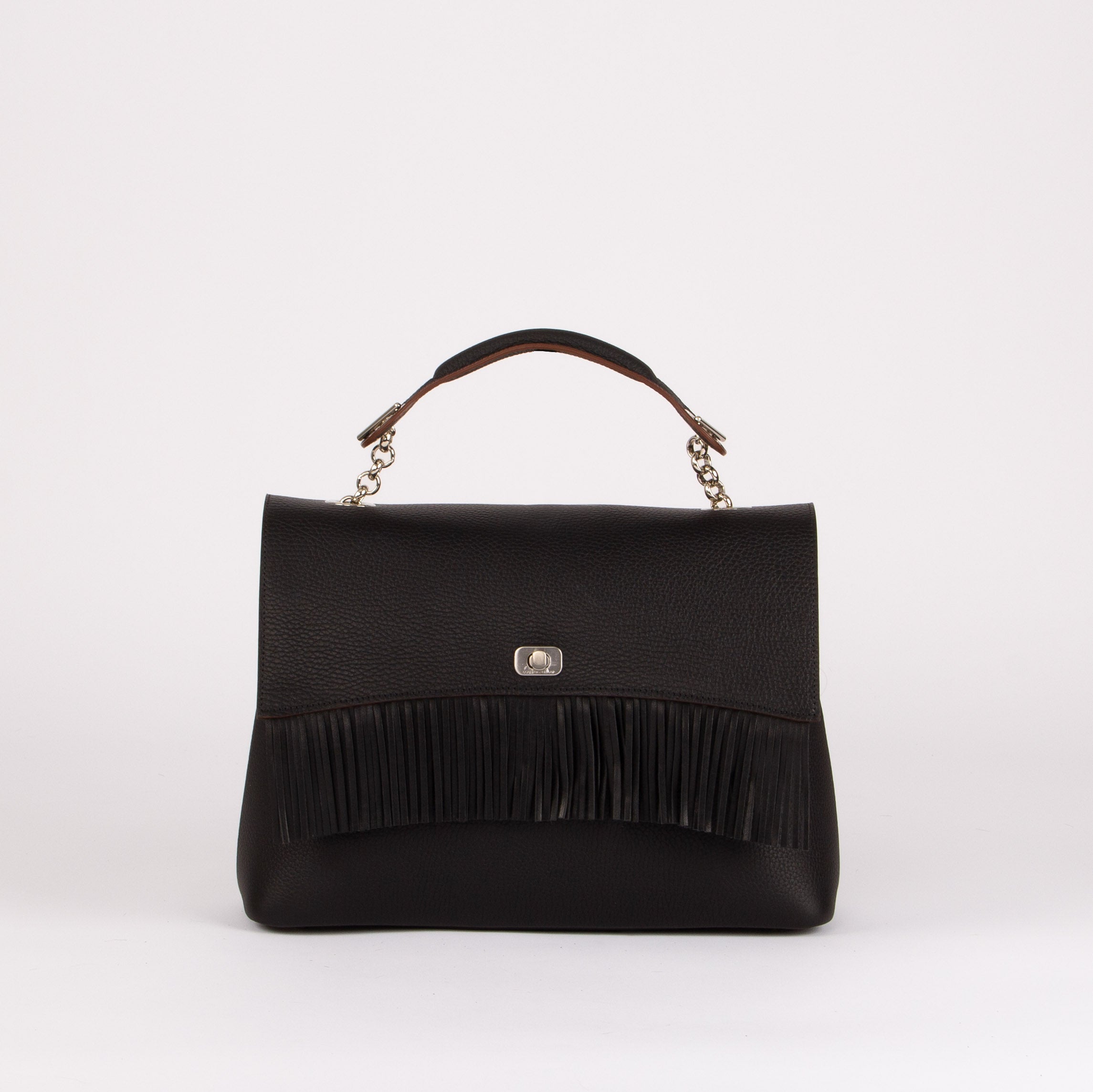 BIG Handbag - Fringed Flap