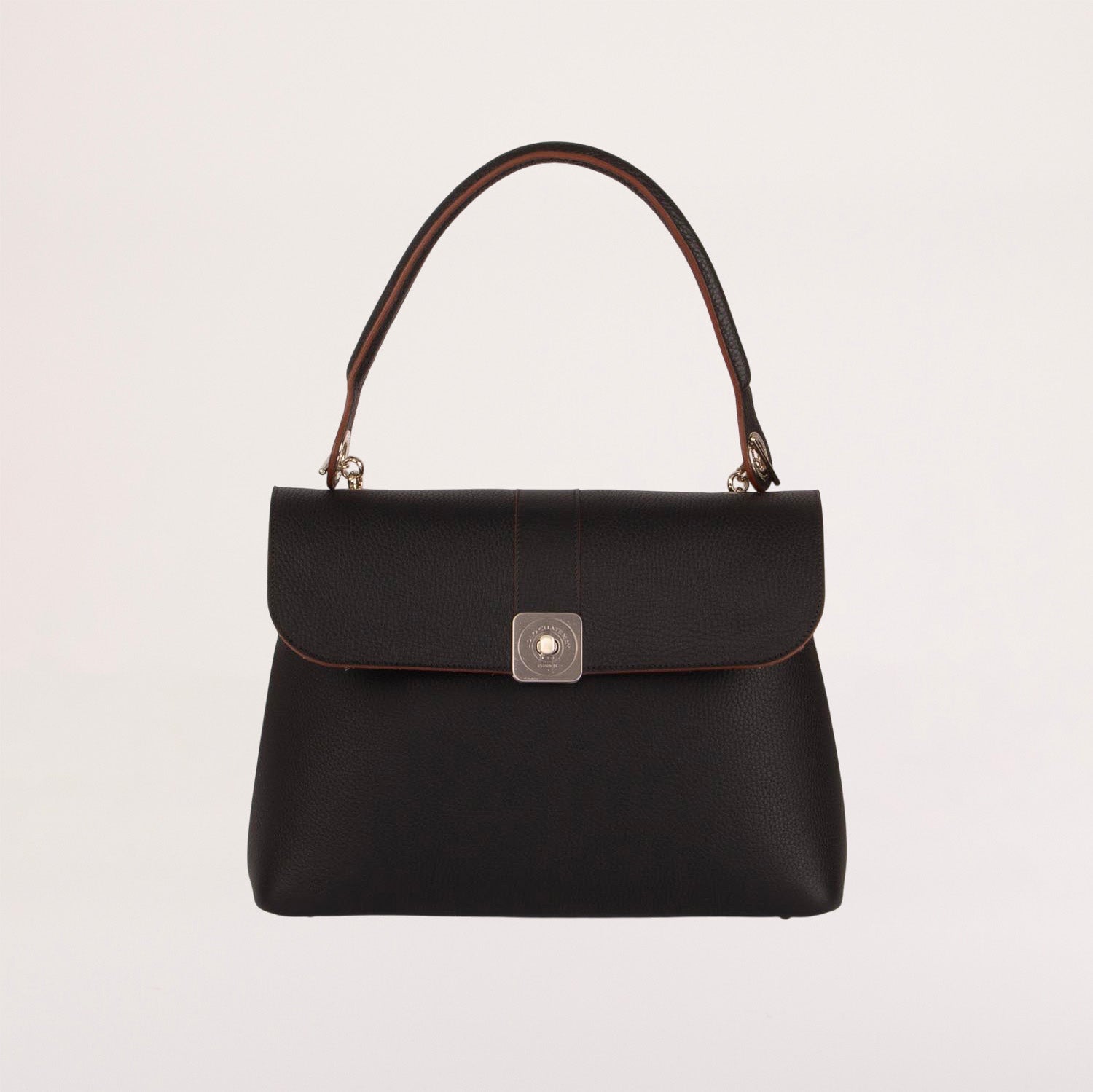 BIG Shoulder Bag - Reversible Patent Flap