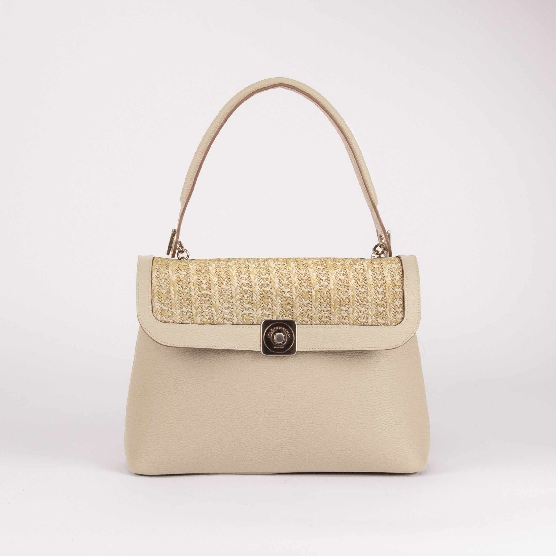 BIG Shoulder Bag - DREAM Woven Straw Flap
