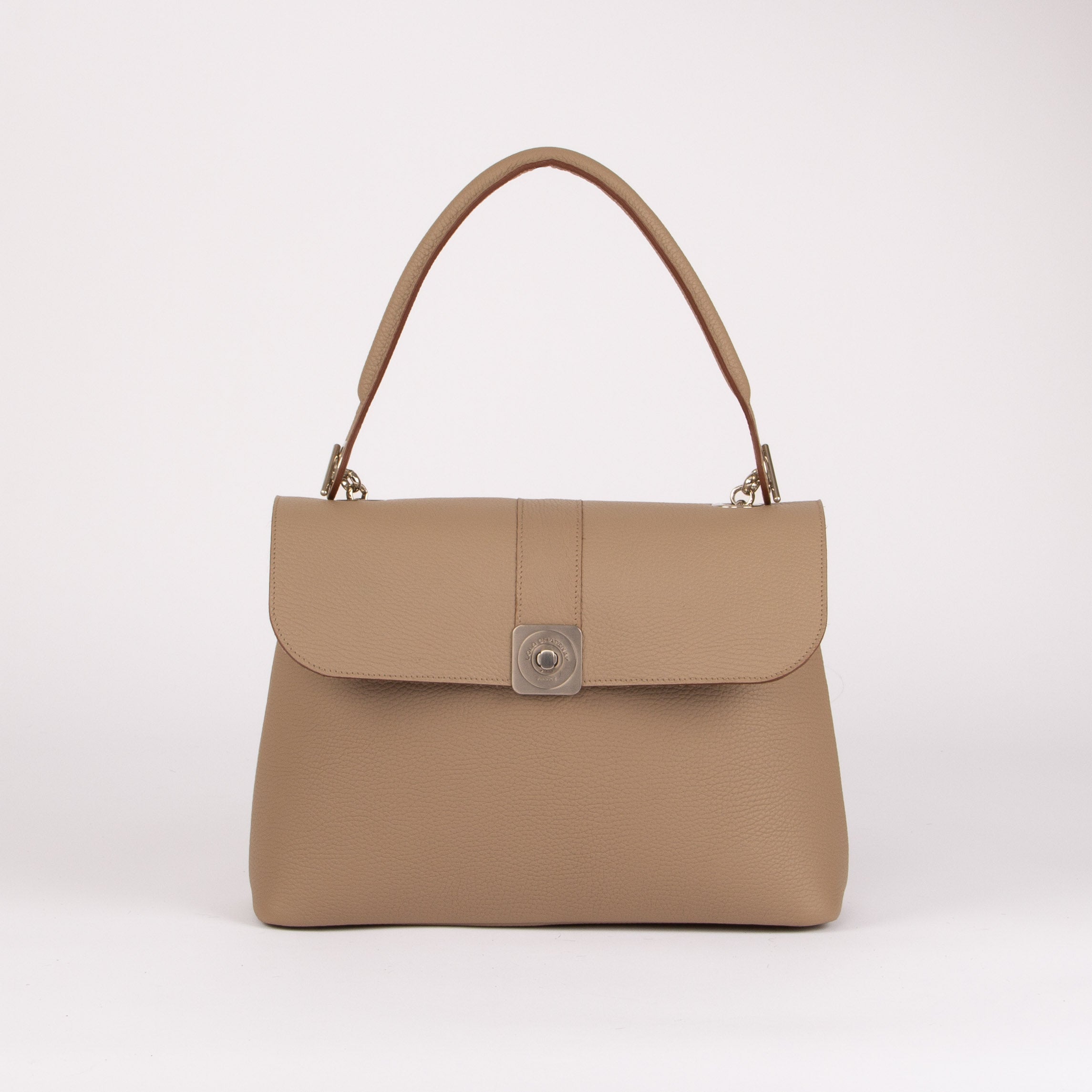 BIG Shoulder Bag - Reversible Python Flap