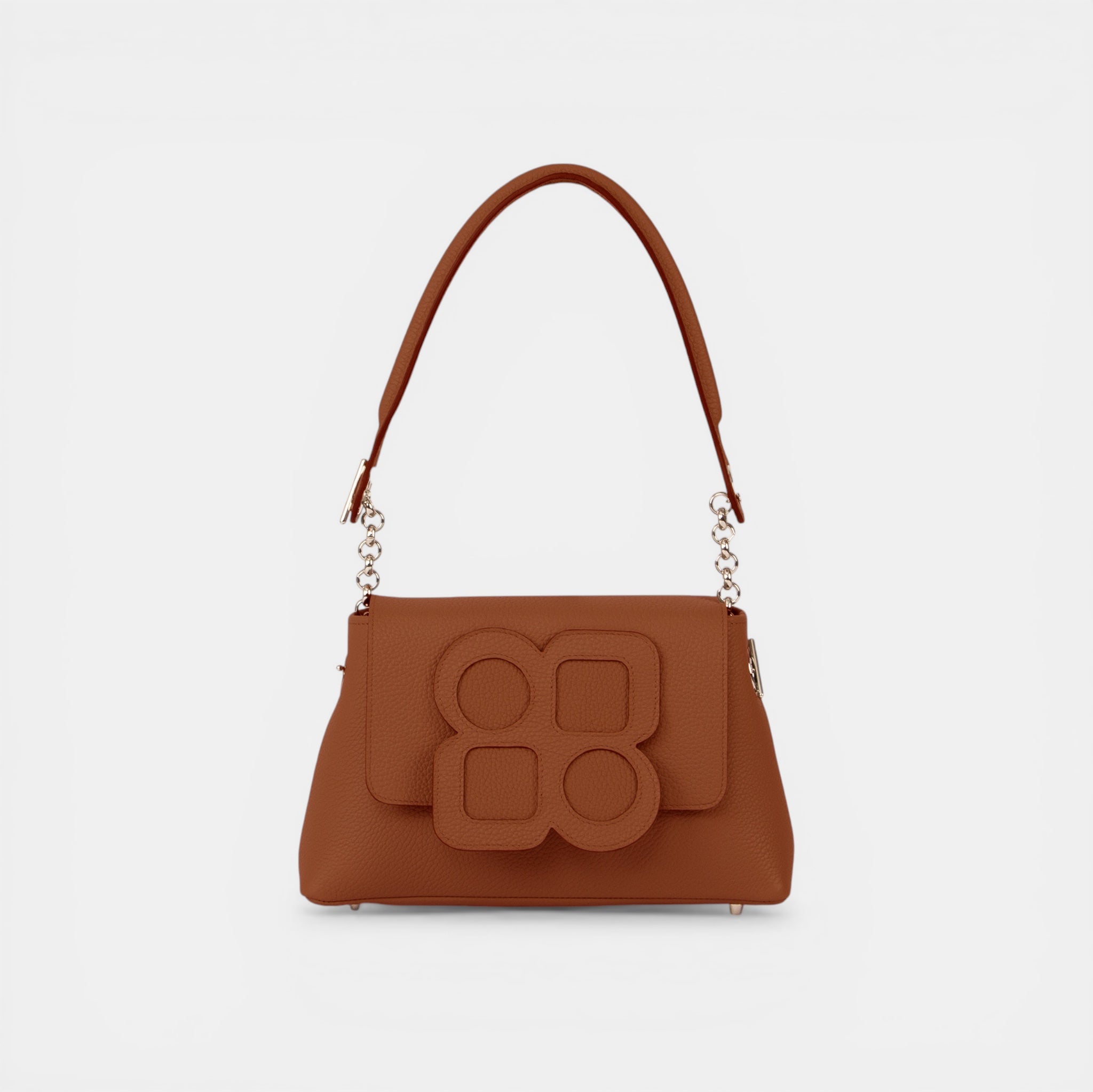 MITTLERE Tasche – GUS CLOVER Klappe und Schultergriff