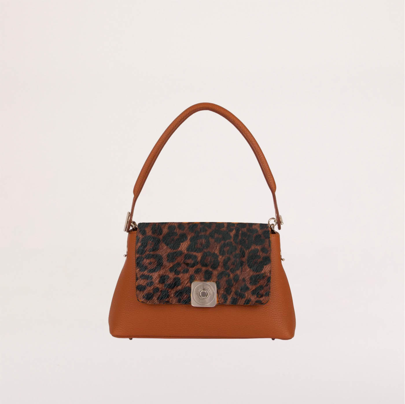 Sac MEDIUM - Rabat GUS Léopard et Poignée Epaule