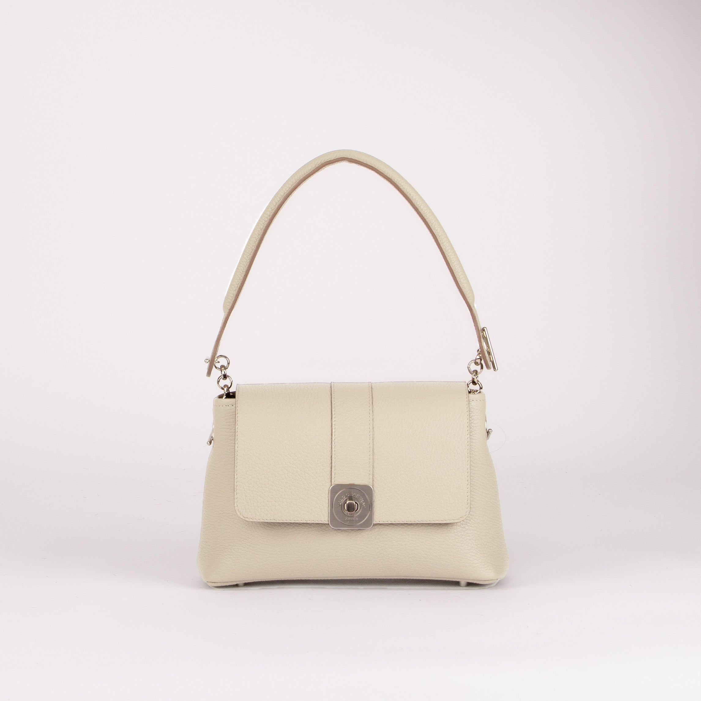 MEDIUM Bag - Metallic GUS Flap and Shoulder Handle