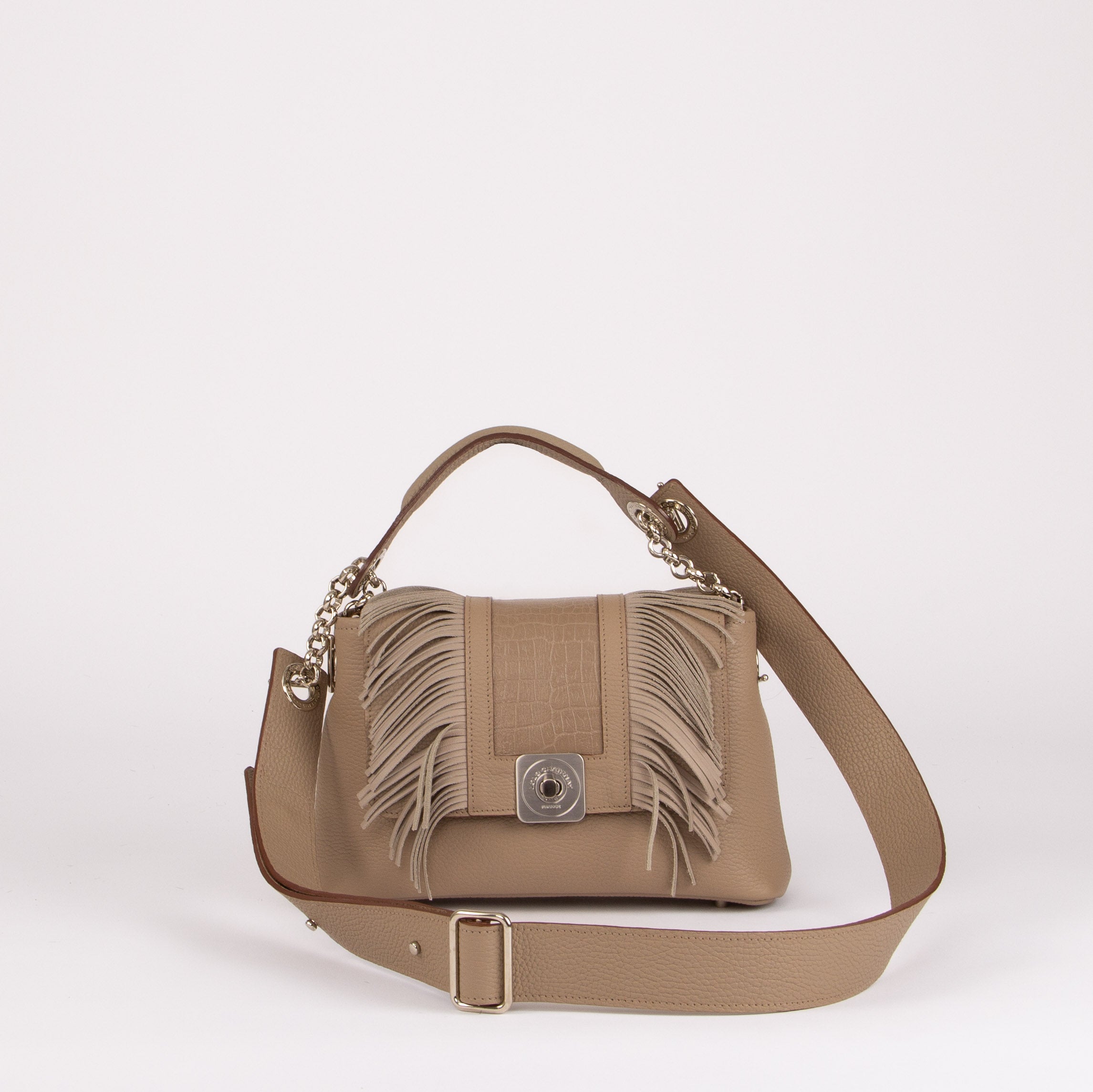 SAC_MEDIUM_TAUPE_POIGNEE_MAIN_BANDOULIERE_RABAT_BOBO_TAUPE - LOLO - CHATENAY