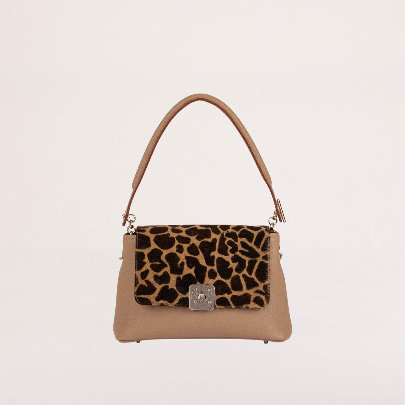 Sac MEDIUM - Rabat GUS Fourrure et Poignée Épaule