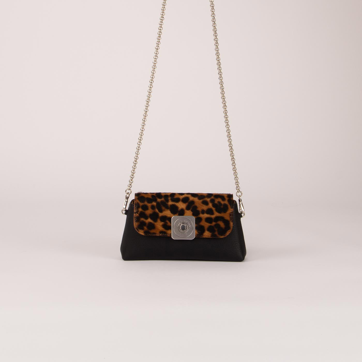 SAC_NANO_XL_NOIR_RABAT - VERSO - LEOPARD - CHAINE - BANDOULIERE - MOUSQUETONS - LOLO - CHATENAY
