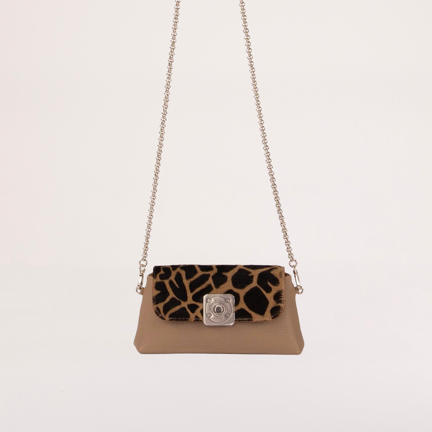 Sac NANO XL - Chaîne Bandoulière et Rabat NANO XL fourrure