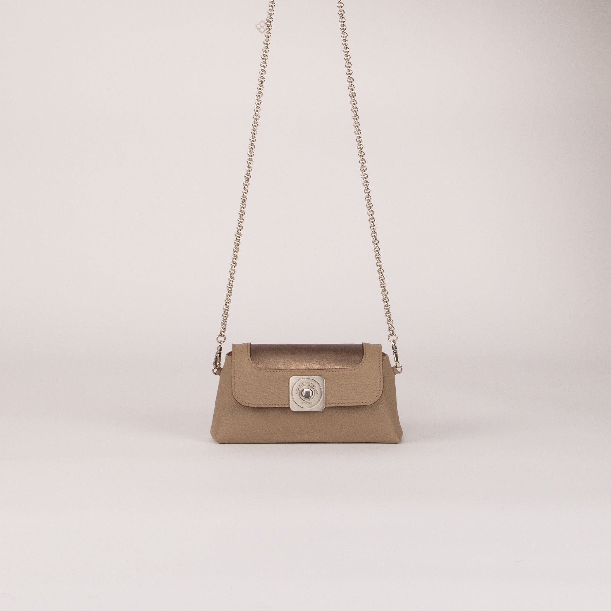 NANO XL Bag - BUBBLE STRAW Flap and Shoulder Chain