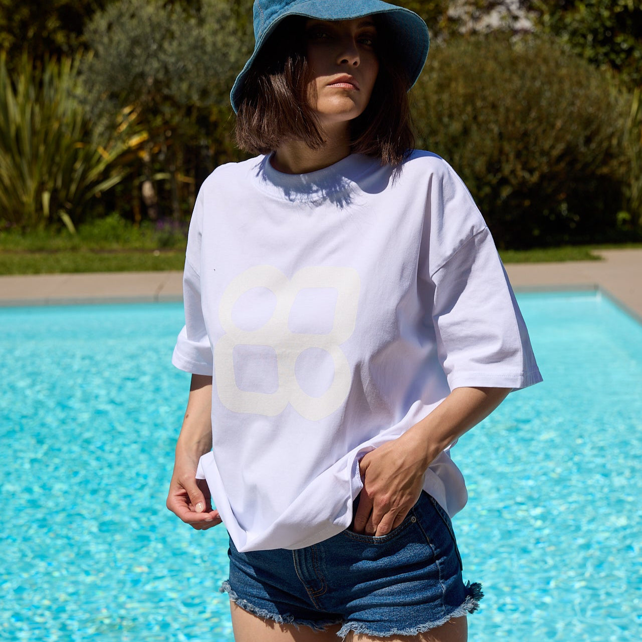 T-shirt LOLO blanc