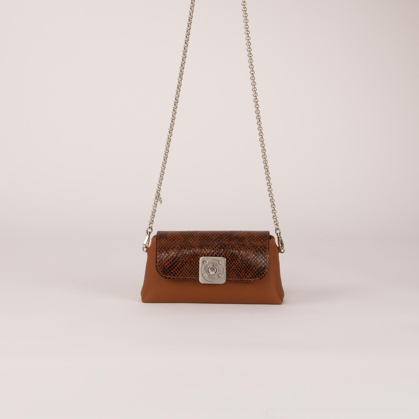 NANO XL Bag - NANO XL PYTHON Flap and Shoulder Chain