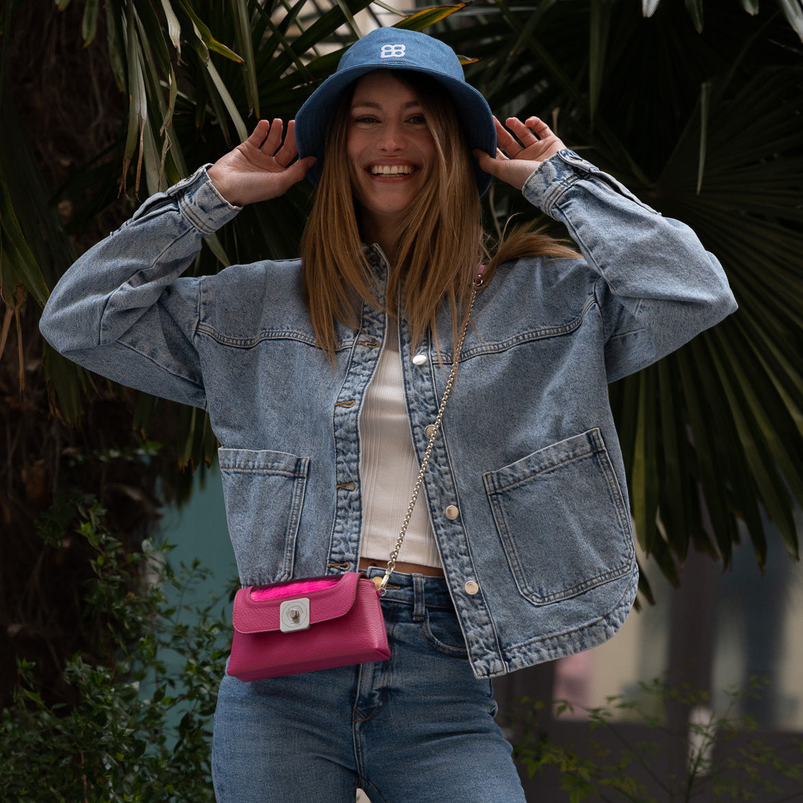Nano XL Bag - Bubble Flap and Chain Shoulder Strap
