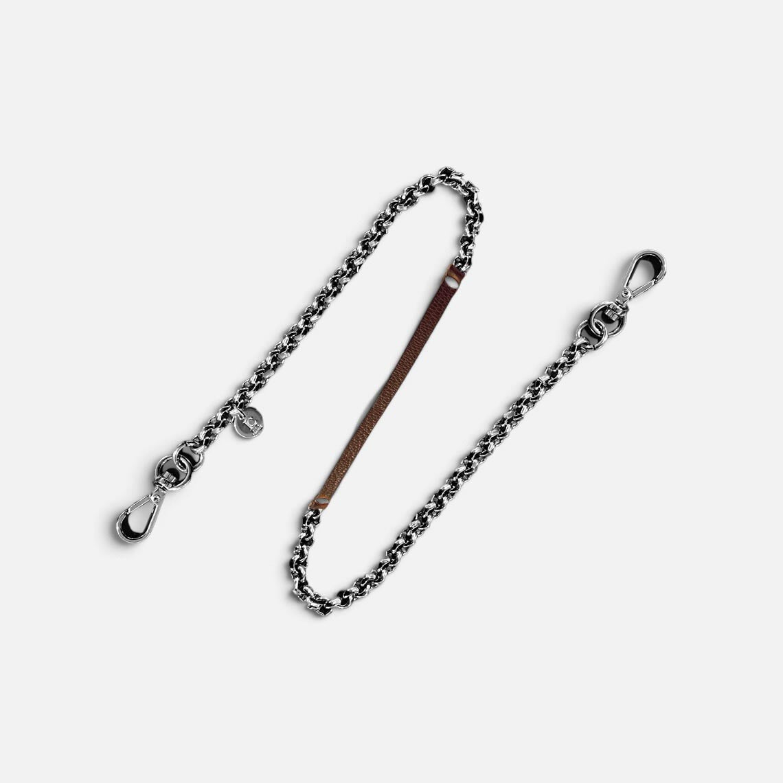 Karabinerhaken für Schultergurte mit Kette