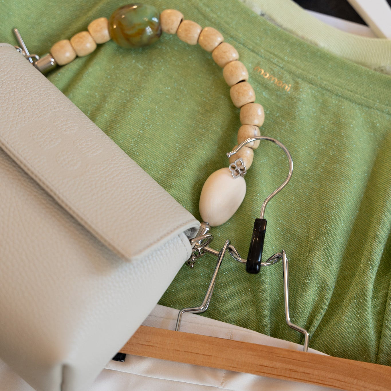 MINI Bag - Fancy Wooden Beaded Bag Jewel