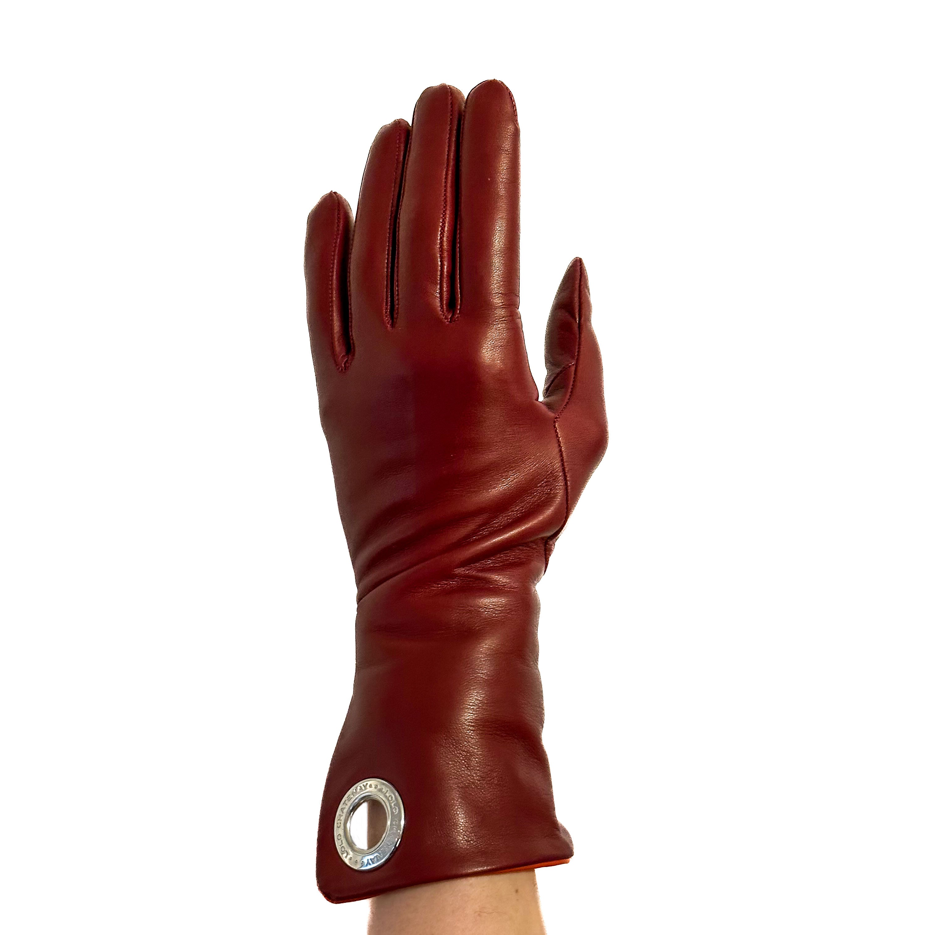 Two-tone Leather Gloves