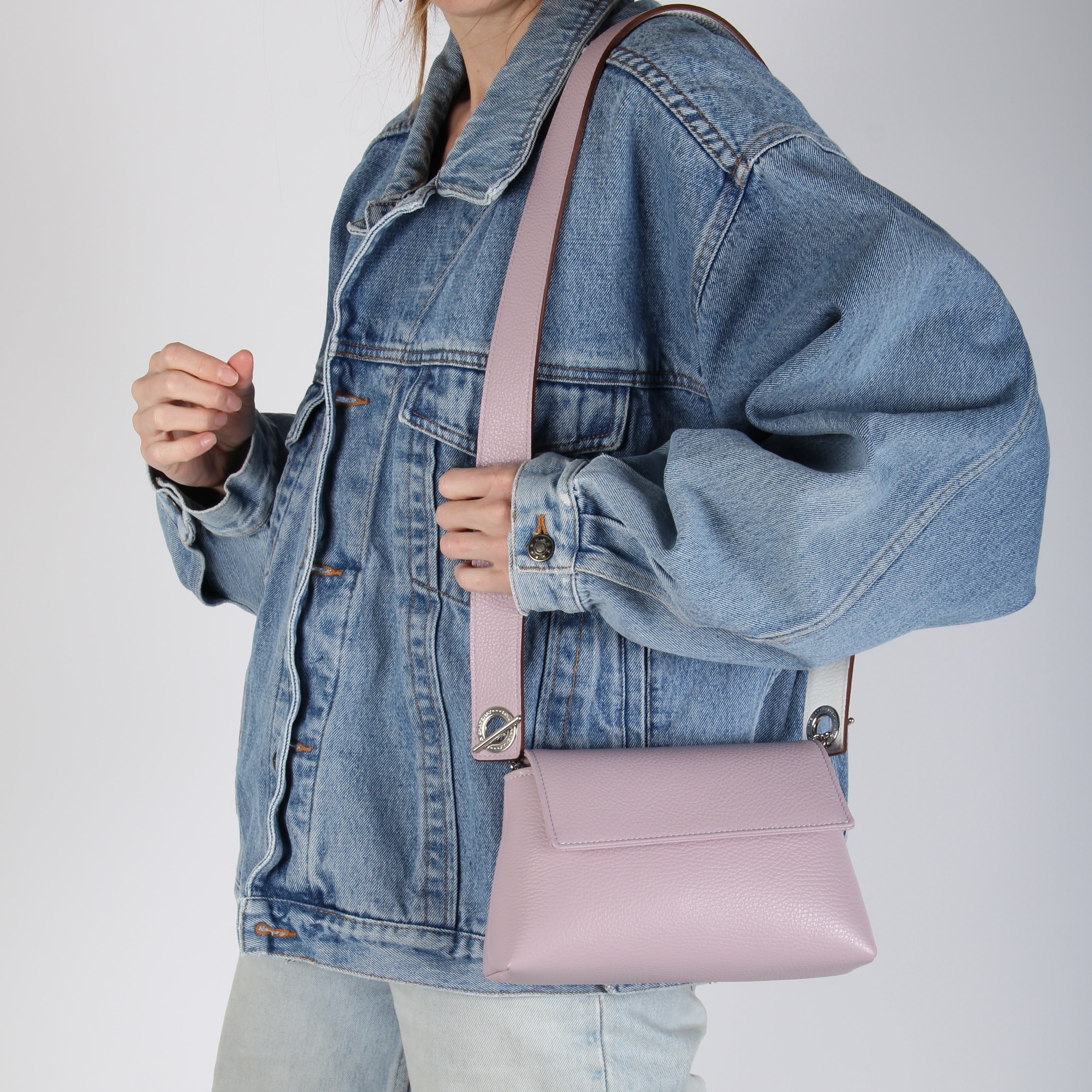 Middle bag - Removable flap, handle and shoulder strap