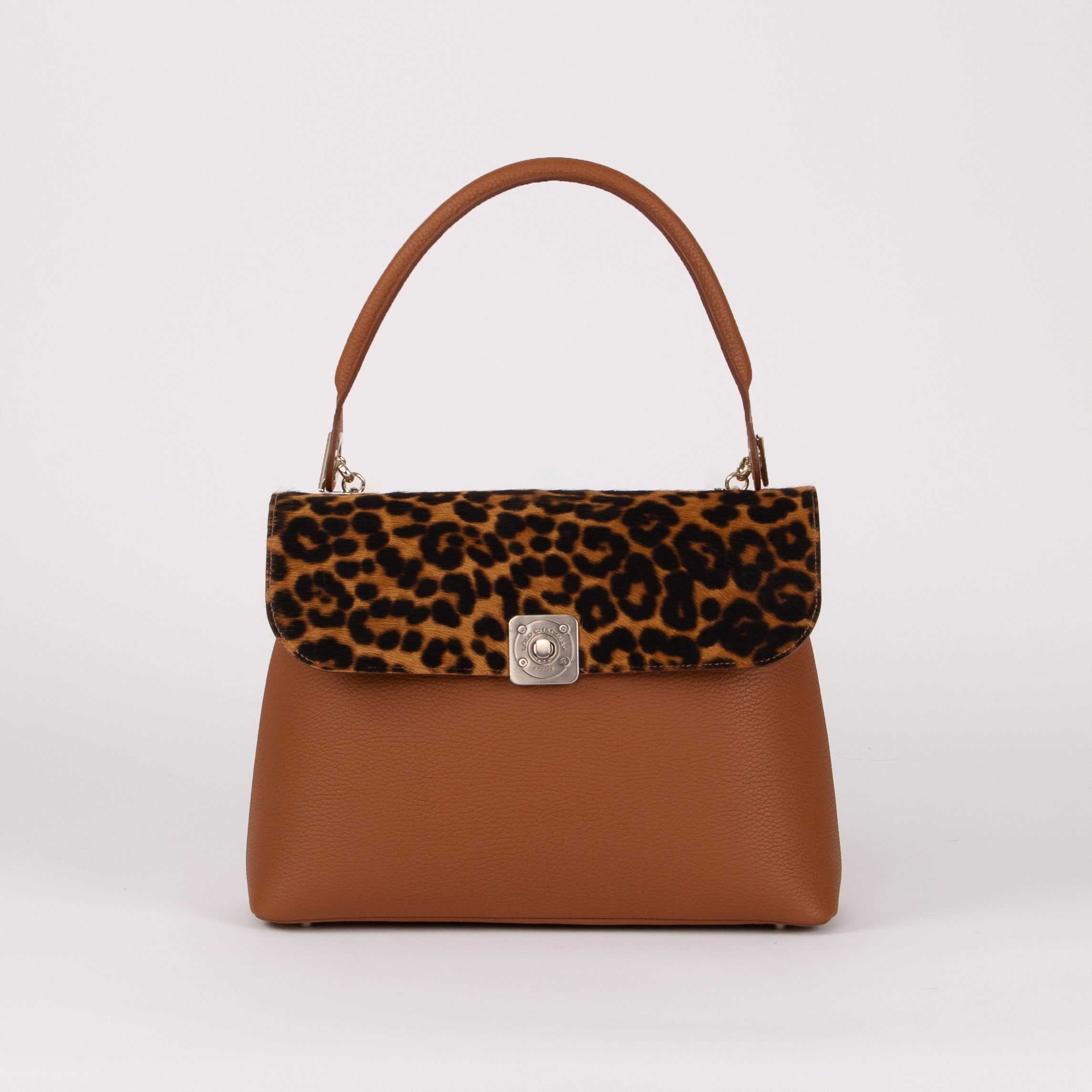 BIG Shoulder Bag - Leopard Flap | Cowhide