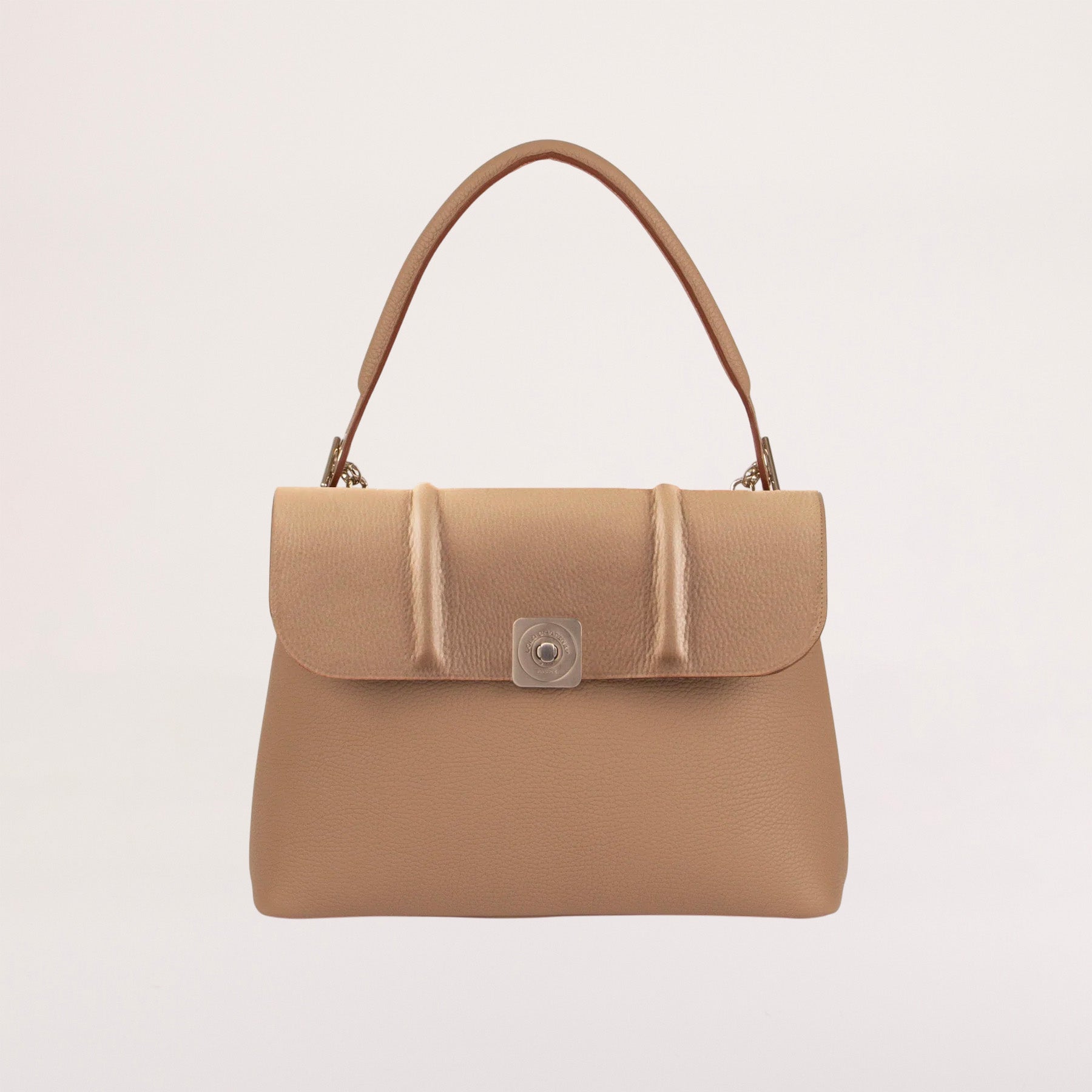 BIG Shoulder Bag - Leather Flap
