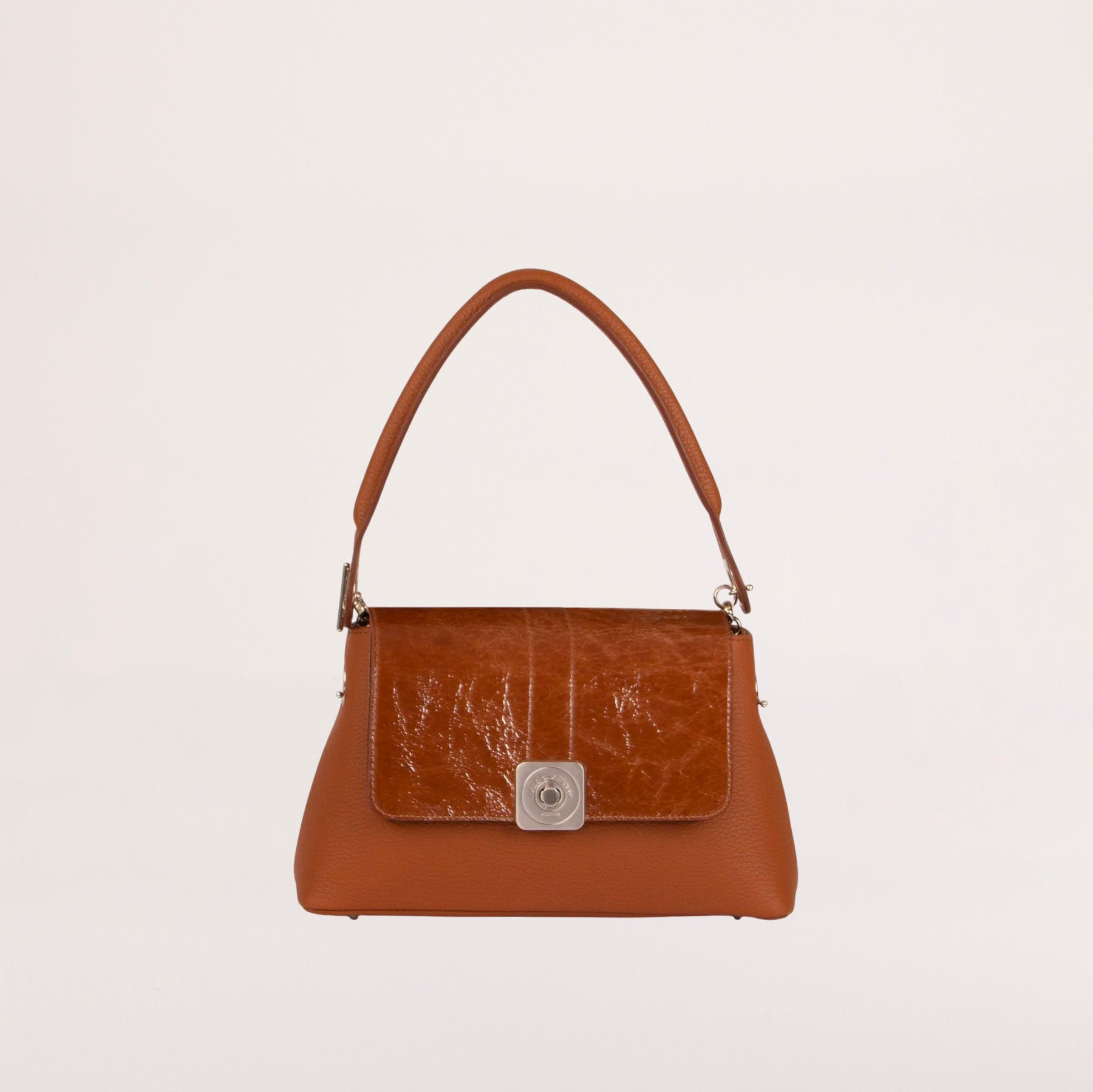 Sac MEDIUM - Rabat GUS Vernis et Poignée Epaule