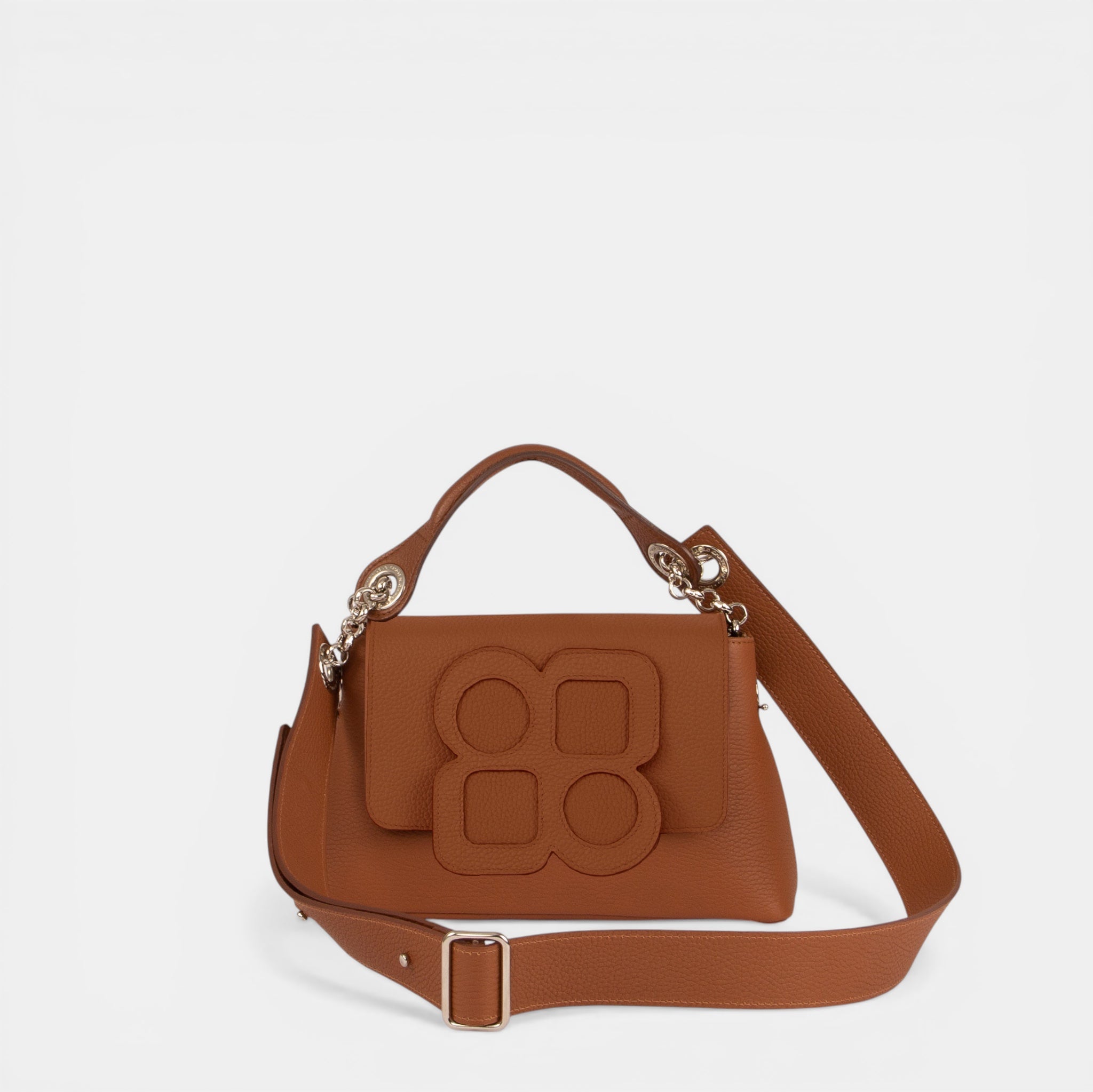 MITTLERE Tasche – Gus Clover-Klappe, Handgriff und verstellbarer Schultergurt