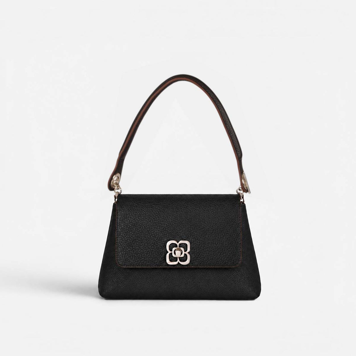 Sac MEDIUM - Rabat LUCKY Vernis et Poignée Epaule