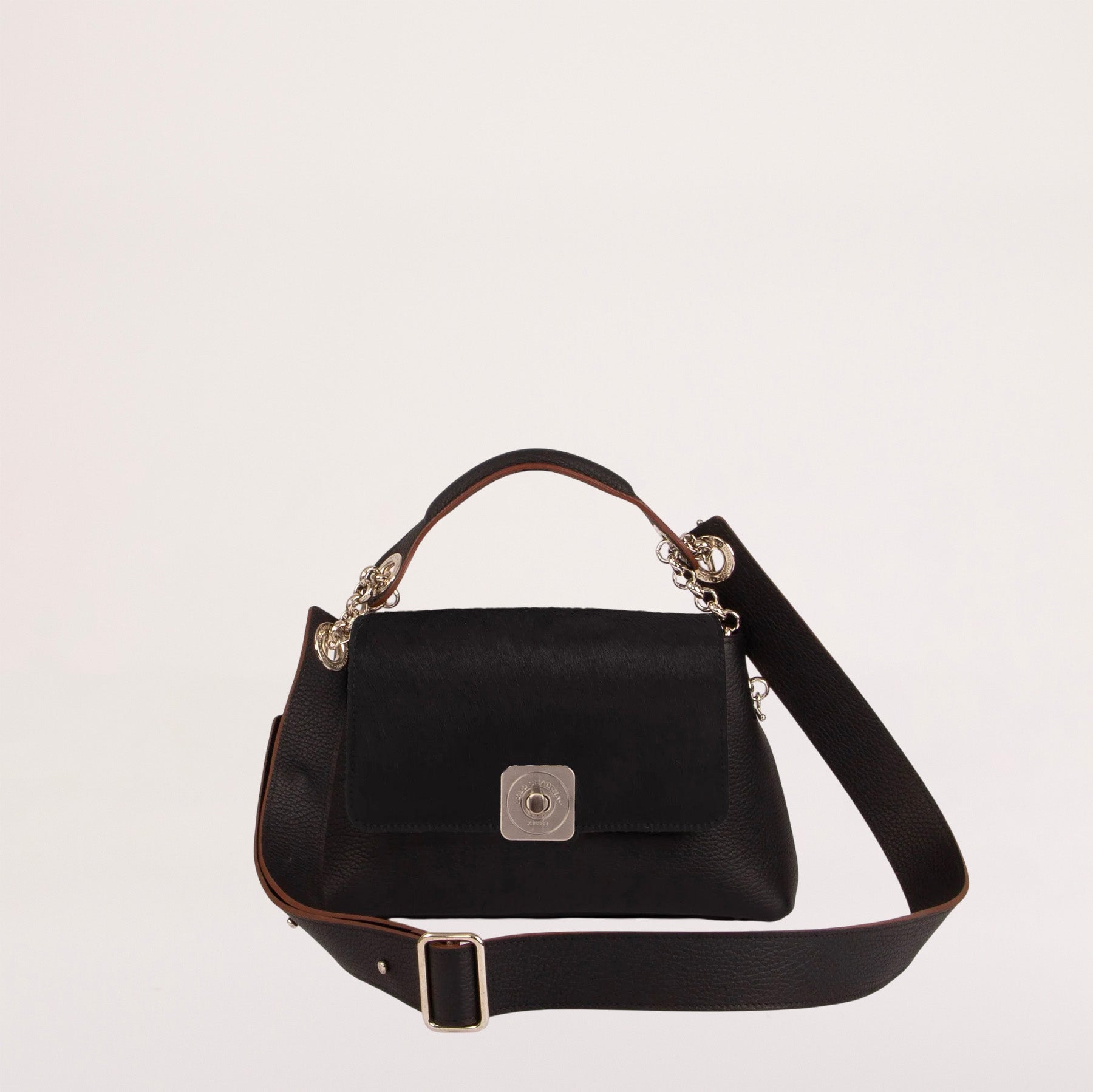 Sac MEDIUM - Rabat Gus imprimé Python, Poignée Main et Bandoulière Réglable