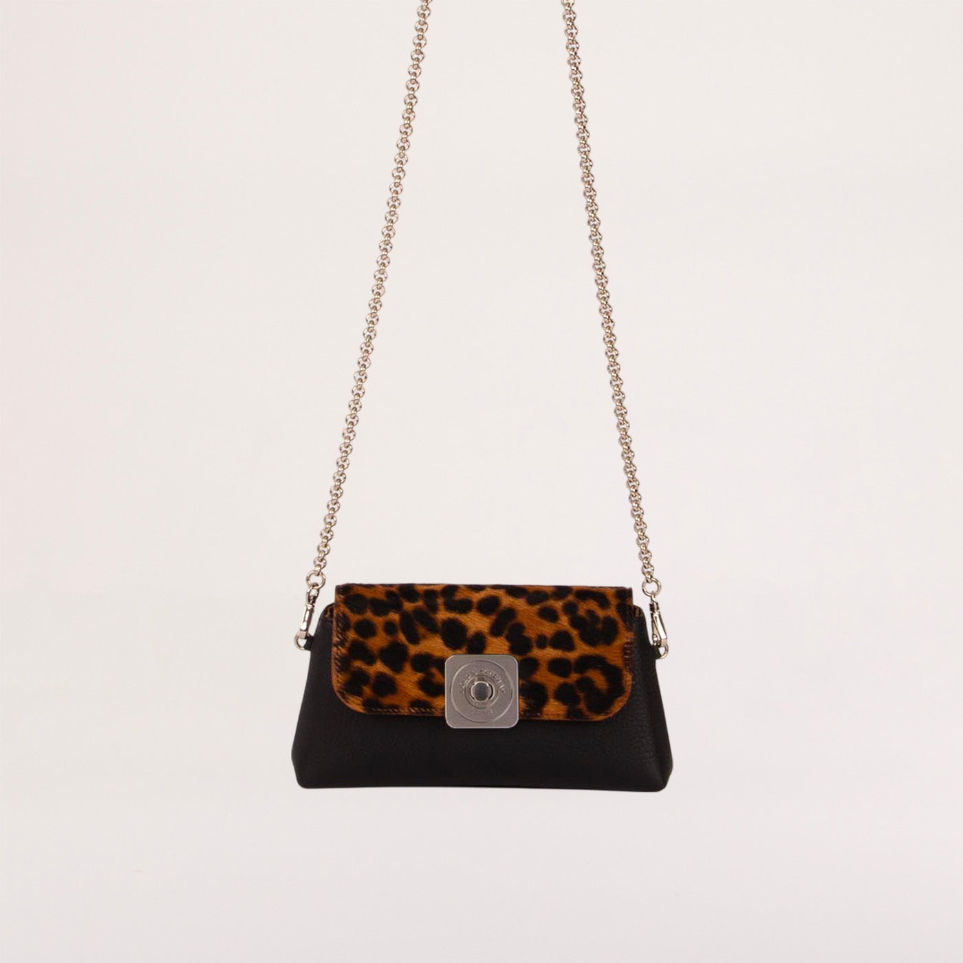 NANO XL Bag - NANO XL LEOPARD Flap and Shoulder Chain